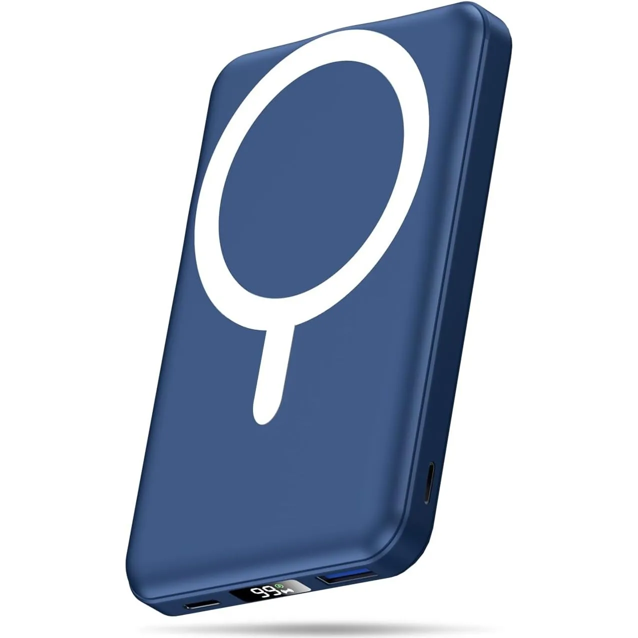 AOGUERBE for MagSafe Wireless Power Bank, Magnetische Powerbank 10000mAh mit USB C in&Out, 22,5W Schnellladung Akkupack…