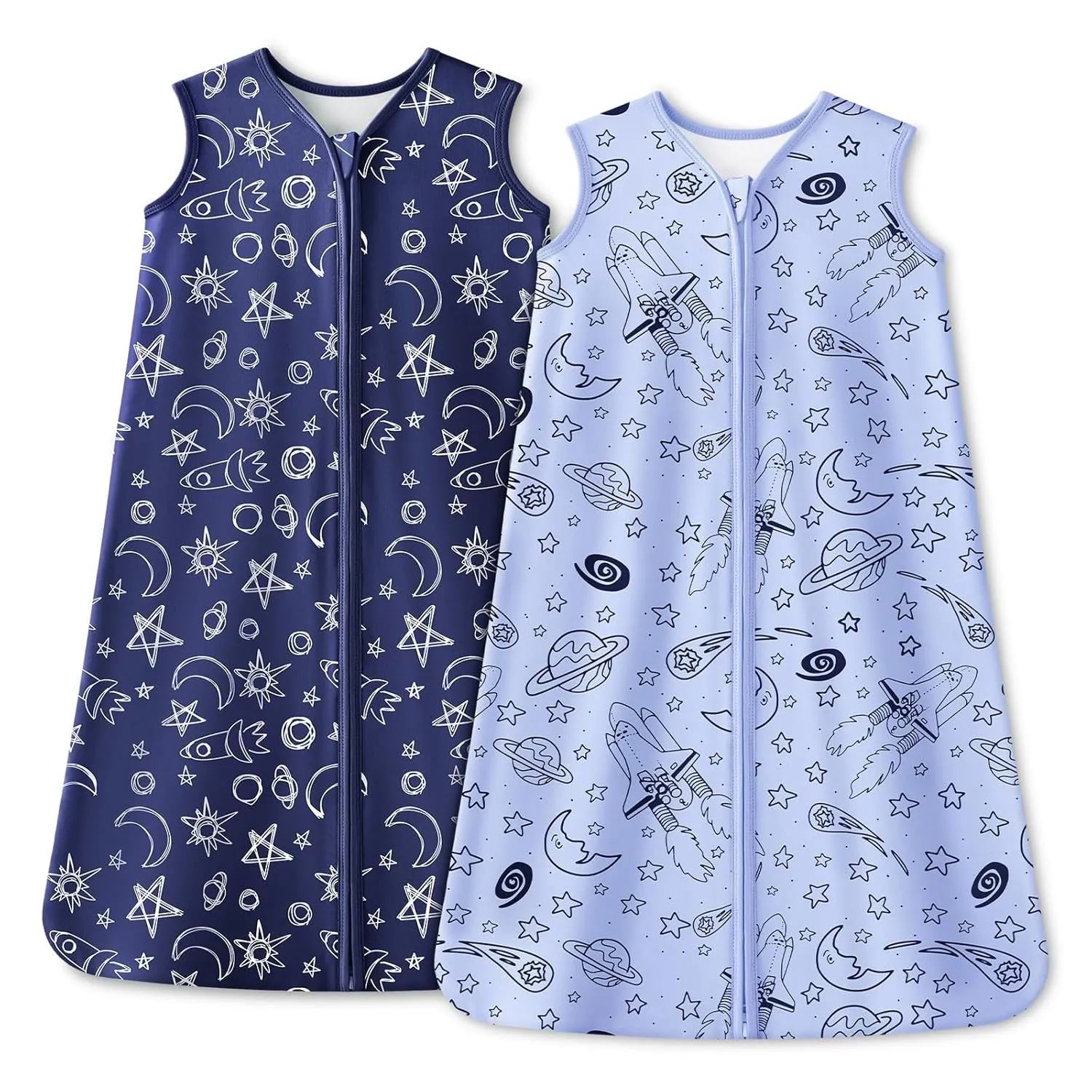 Unnivoll Schlafsack Baby Sommer 1.0 Tog 100% Baumwolle Babyschlafsack 18-36 monate Sommerschlafsack 90 cm für Jungen Mä…