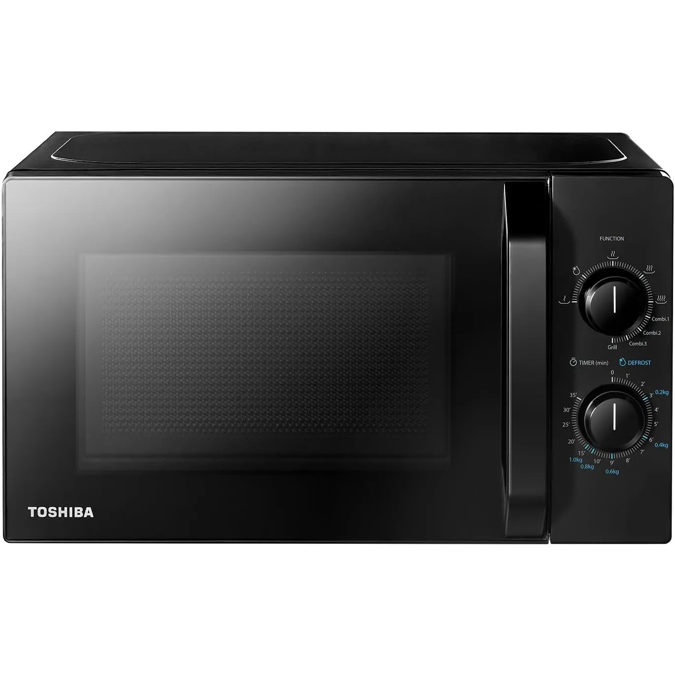 Toshiba MW2-MG20PE(BK) Mikrowellenherd 700 W mit knuspriger Grill- & Kombigarfunktion, 5 Leistungsstufen, 1000 W Grilll…