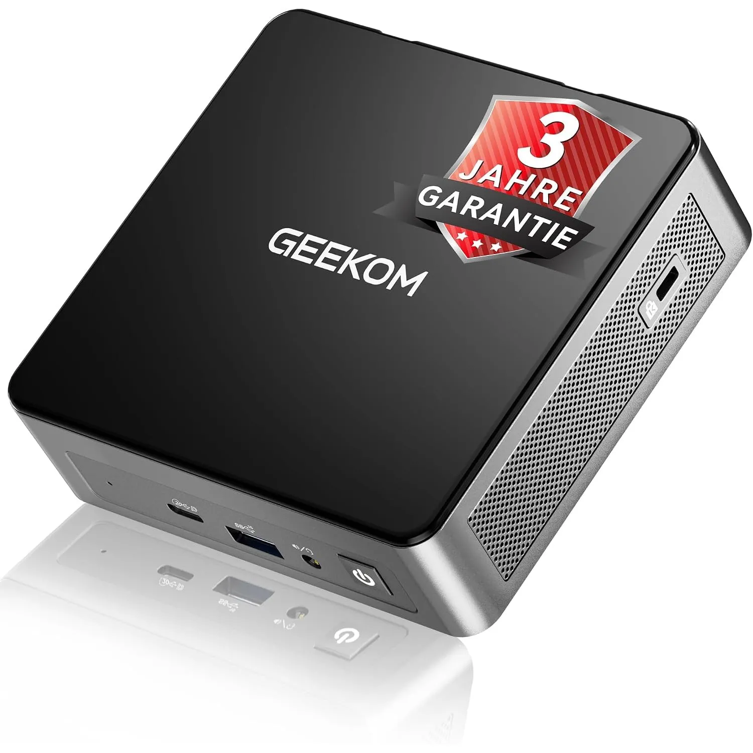 GEEKOM Business Mini PC Air12, Intel 7505, 512GB SSD, DDR4 RAM(aufrüstbar) | N100/N150-Alternative, kompakt, 3 Displays…