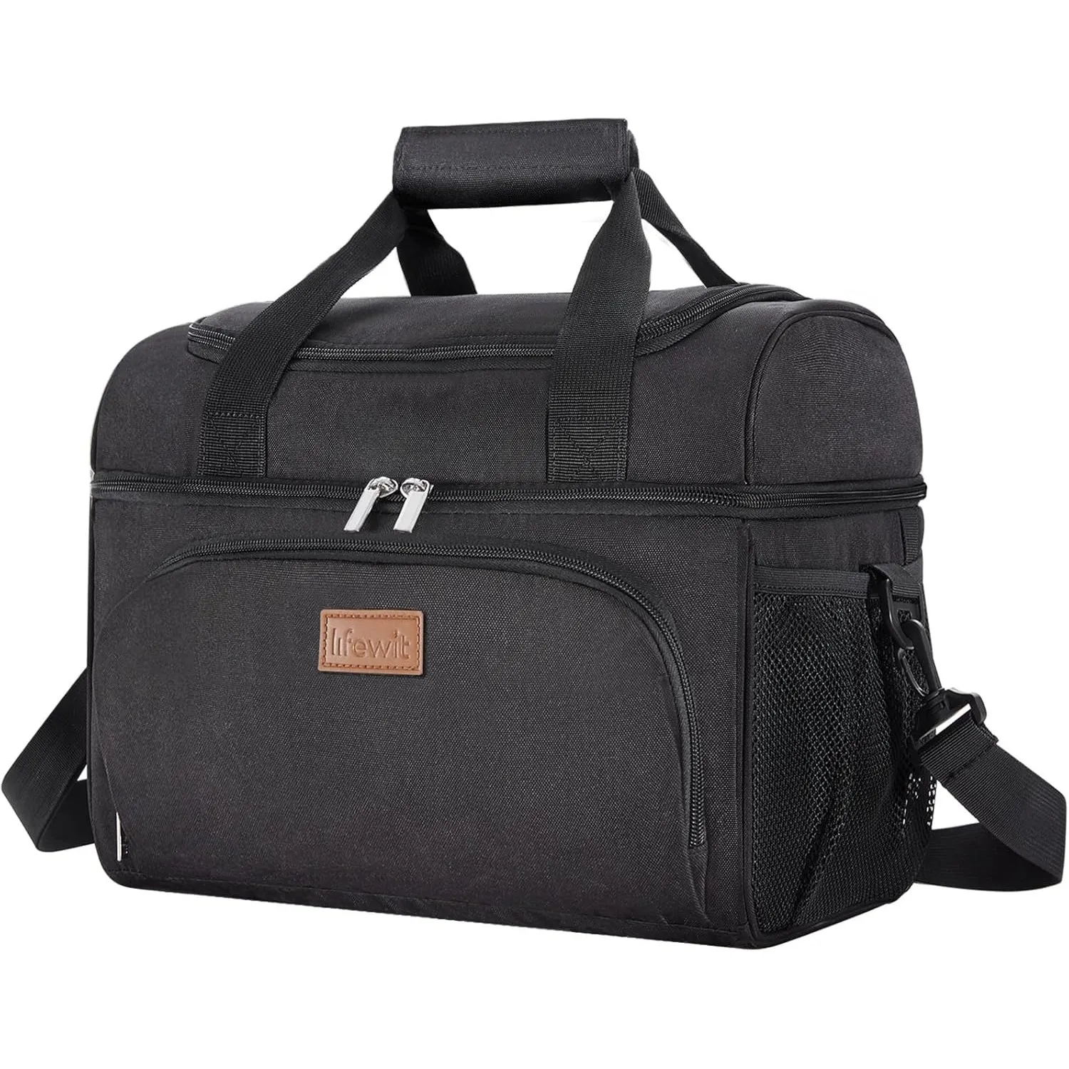 Lifewit Große Kühltasche 14.6L 18 Dosen, Kühlbox Faltbar, Isolierte Lunch Tasche, Leichte, Tragbare Kühltasche, Doppell…