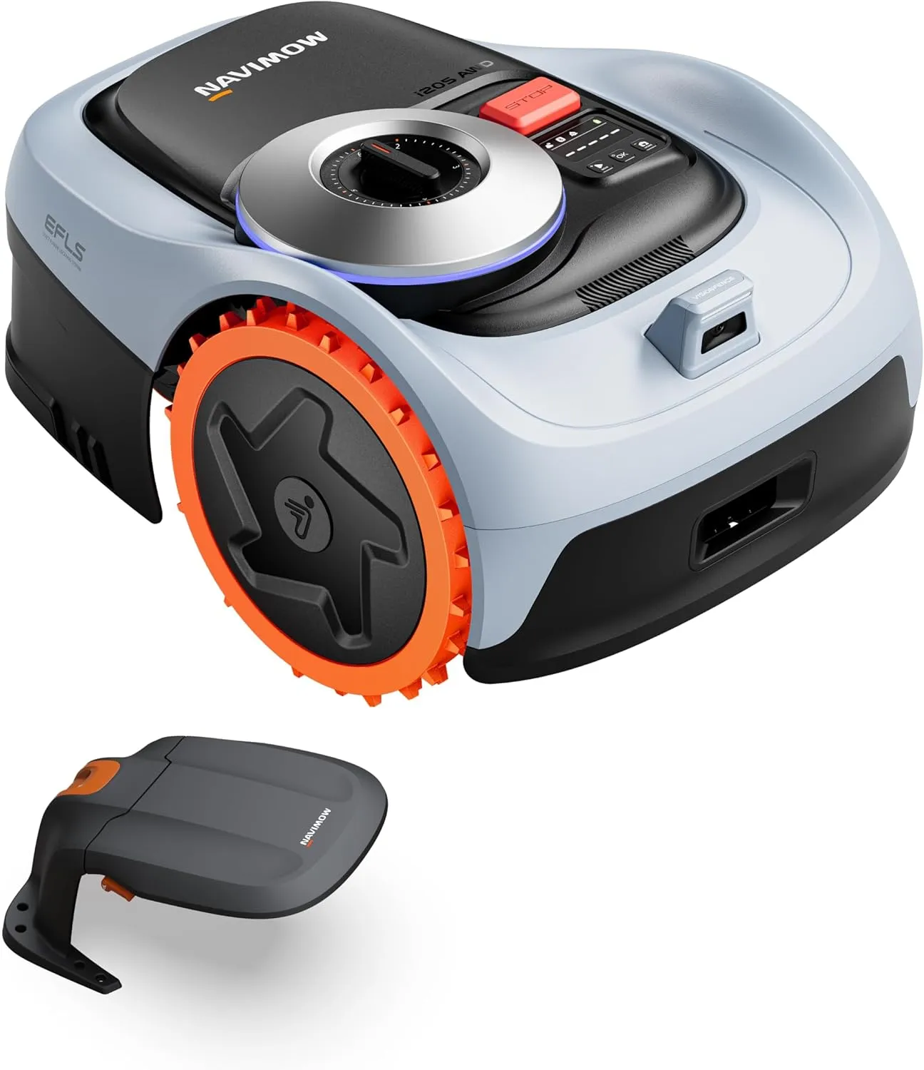 Segway Navimow i205 AWD (Neuer i105E) Mähroboter ohne Begrenzungskabel mit Garage S, für 500 m², Allradantrieb für 45% …