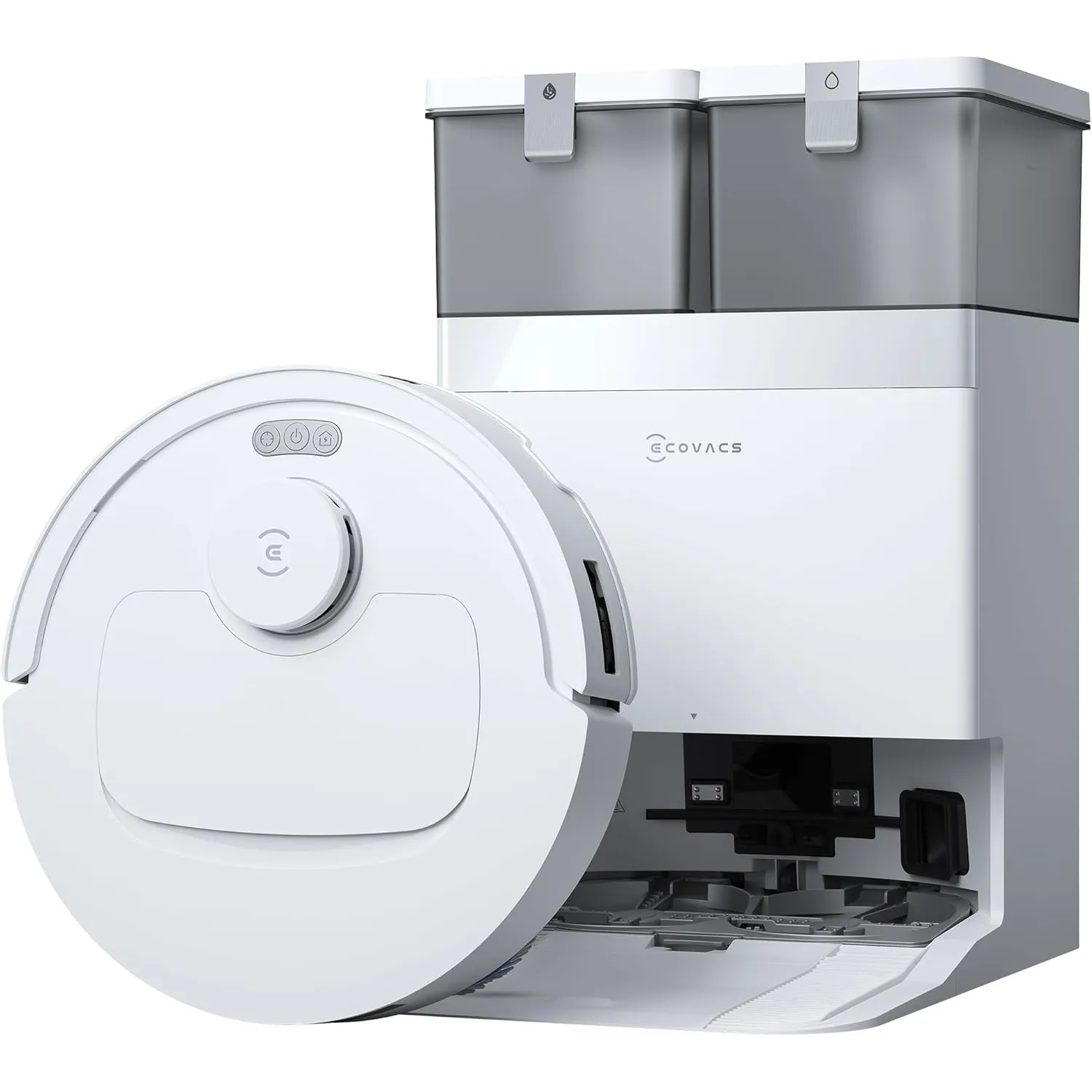 ECOVACS DEEBOT T30e Omni Saugroboter mit Wischfunktion, 25.000 Pa Saugkraft