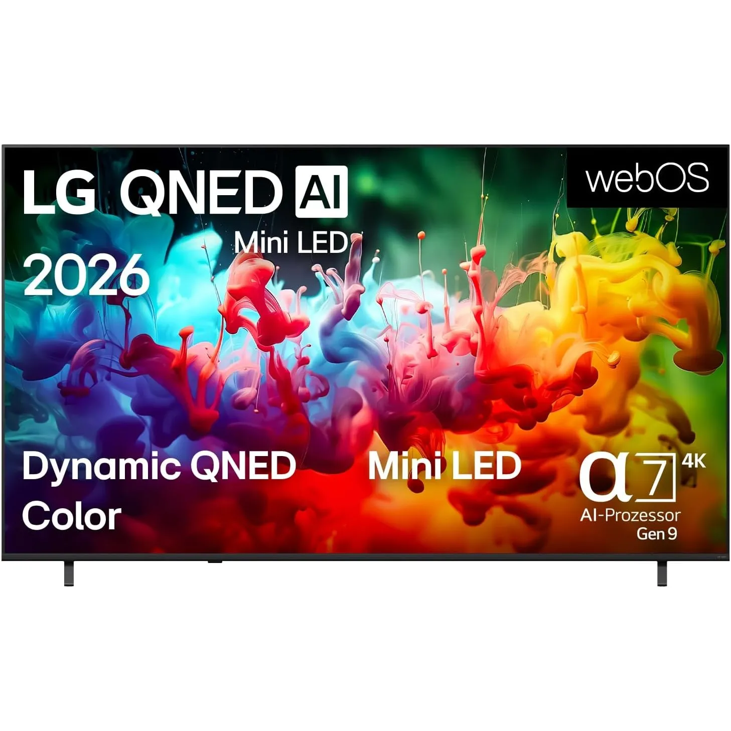 LG 75QNED7EB3A TV 75 Zoll, 1900 Mm, 4K QNED Mini LED AI, α7 Gen9 Prozessor, webOS 26, 60Hz, VRR, Modelljahr 2026