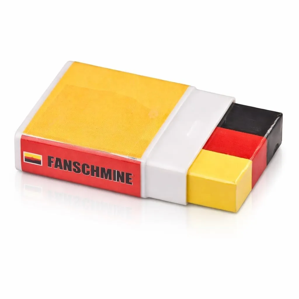 Schminkstift Fanartikel Deutschland Schminke schwarz, rot, gelb (Gold), als Deko, Dekoration, Partydeko für Fußball, Fu…