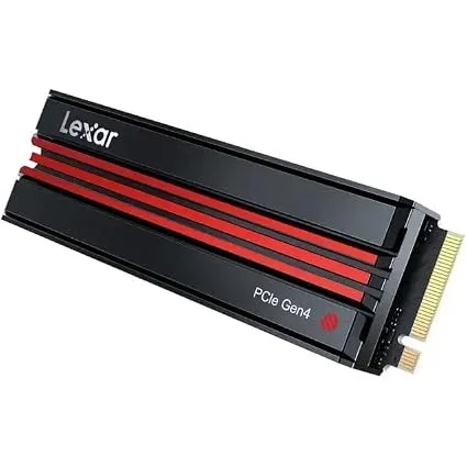 Lexar EQ790 PS5 SSD 4TB, M.2 NVMe 1.4 Interne Solid-State-Festplatte mit Kühlkörper, 2280 PCIe Gen4x4 Intern SSD, bis z…