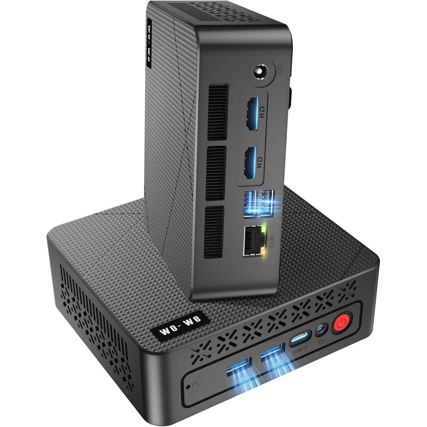 wo-we Mini PC,AMD Ryzen 5 3500U(Βeats 4300U/N150,Up to 3.7 GHz),8GB DDR4 256GB SSD,Radeon Vega 8,Mini Desktop Computer,…