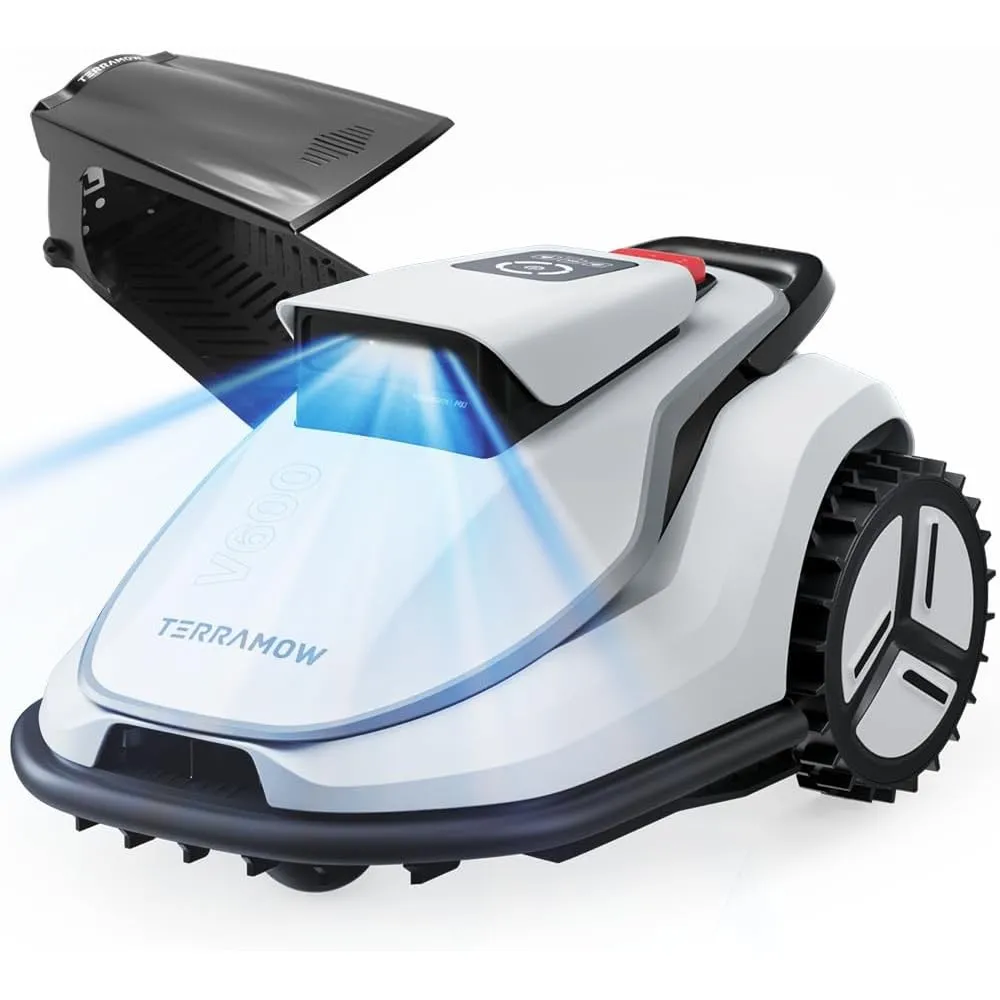 TerraMow V600 Mähroboter ohne Begrenzungskabel mit Garage, bis zu 600㎡
