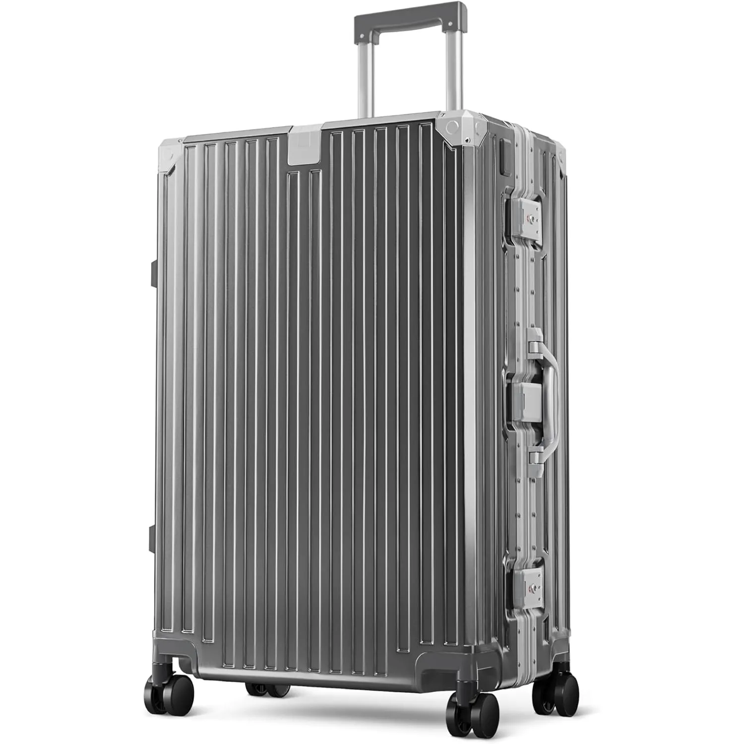 ALPHA CAMP Koffer Größe XL Reisekoffer Leicht Hartschalenkoffer Polycarbonat 98L Luggage Suitcase mit Rollen TSA Schlos…