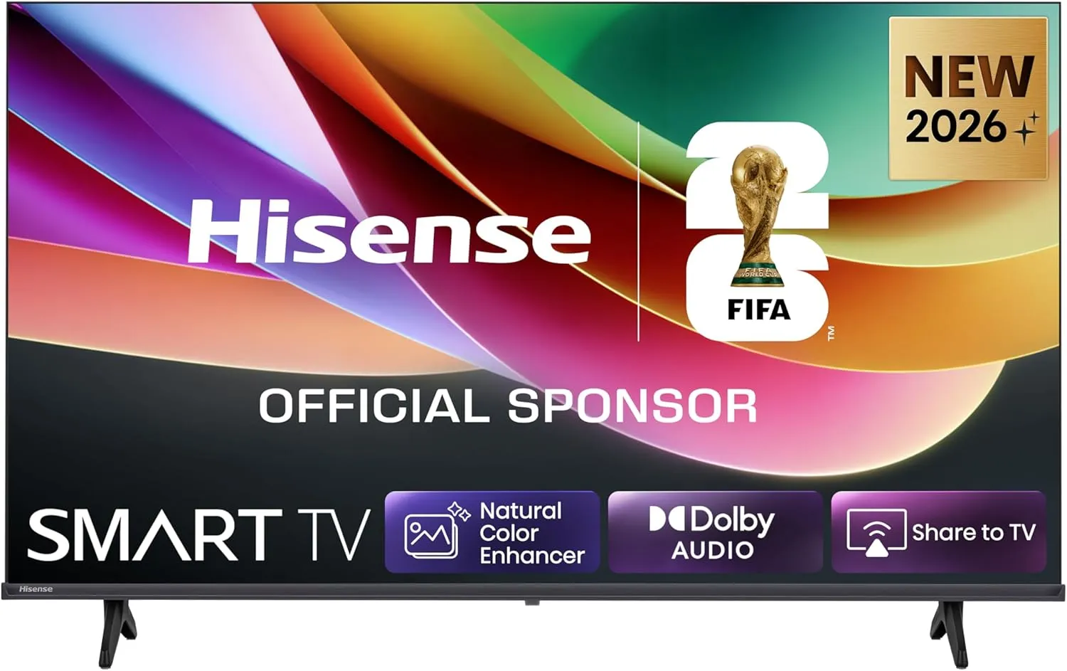 Hisense 32E4DS TV 32 Inches, 4K FHD Smart TV, Hi-View AI Engine, 60Hz Game Mode, Natural Colour Enhancer, Dolby Audio, …