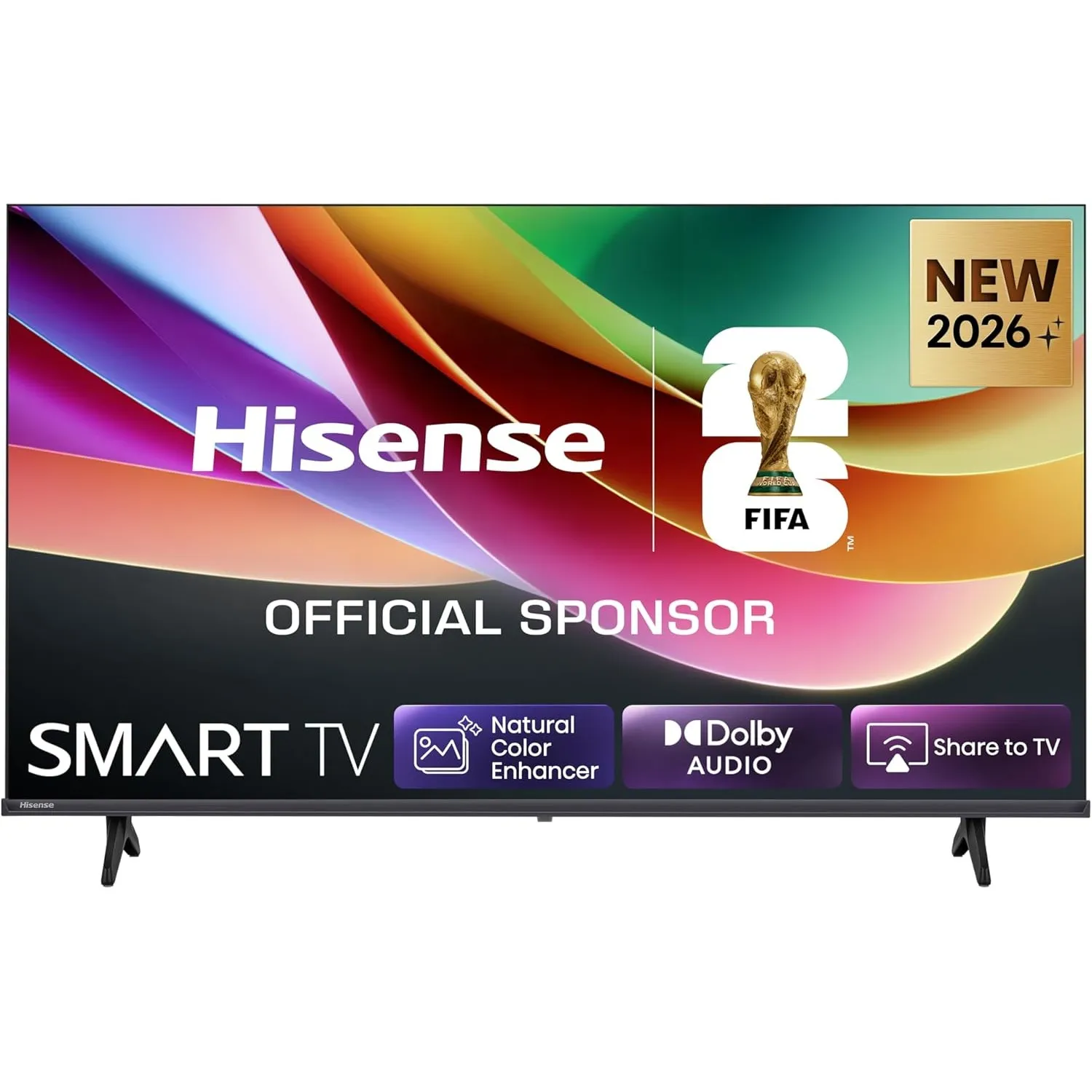 Hisense 40E4DS Fernseher 43 Zoll, 4K FHD Smart TV, Hi-View AI Engine, 60Hz Game Mode, Natural Colour Enhancer, Dolby Au…