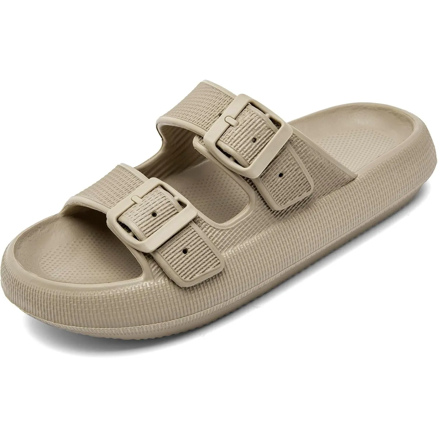 Cozyslides Original Damen Herren,Wolkenschuhe Damen Sandalen mit Verstellbaren Schnallen Rutschfest Schnell Trocknend S…