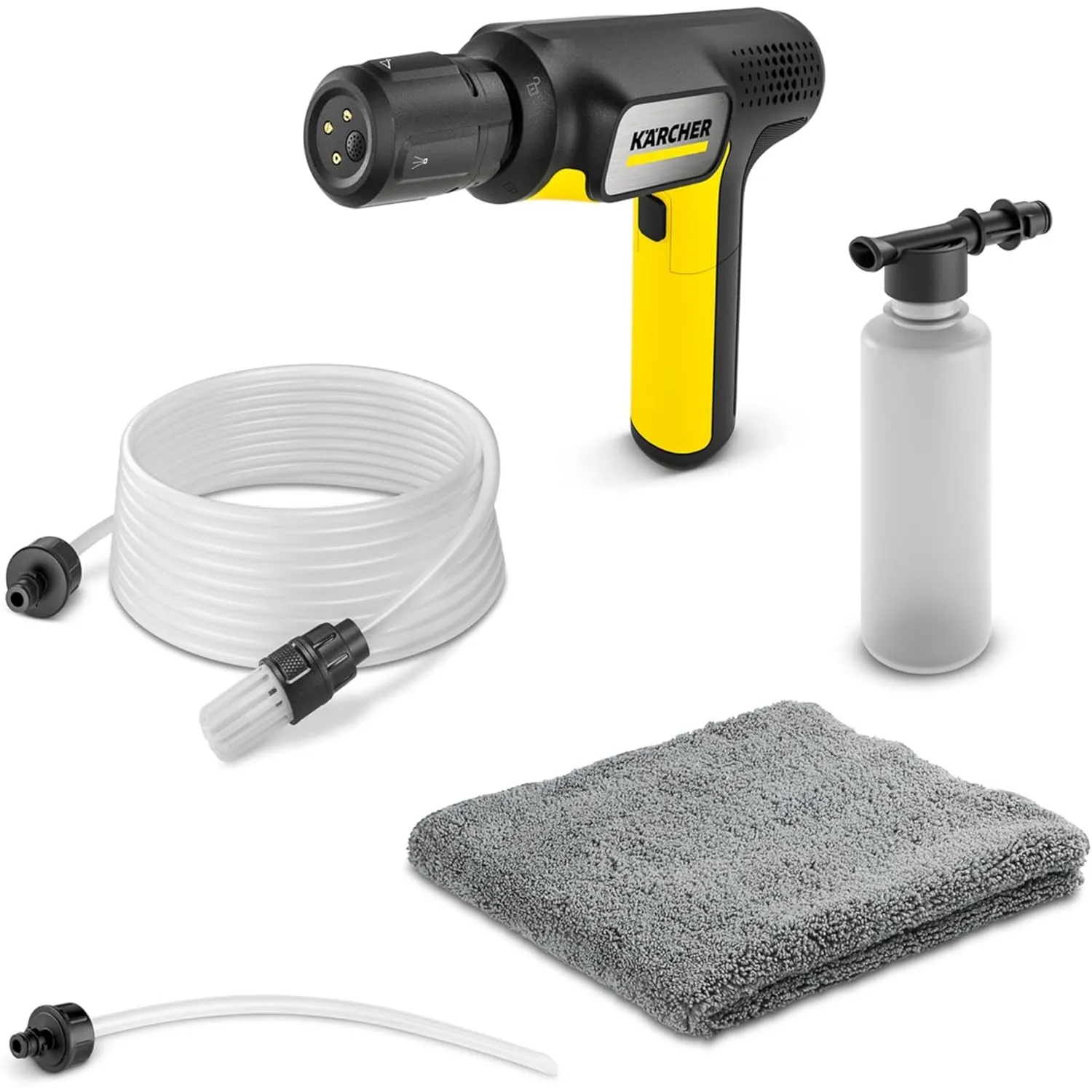 Kärcher Druckreiniger OC Handheld Compact, Mitteldruck, max. 15 bar, klappbar, USB-C-Anschluss, Fördermenge: 150 l/h, G…