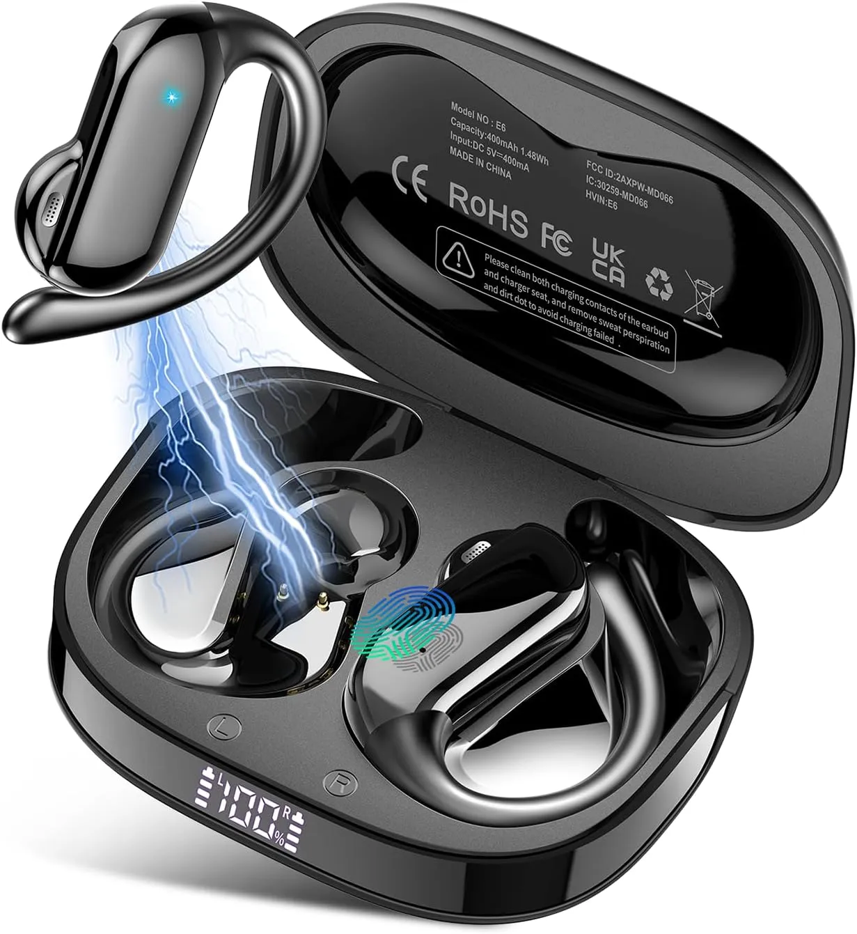 AI Translator Headphones, 3-in-1 Real Time Voice Translator Headphones with ENC and App, 42 Hours Translation Headphone…
