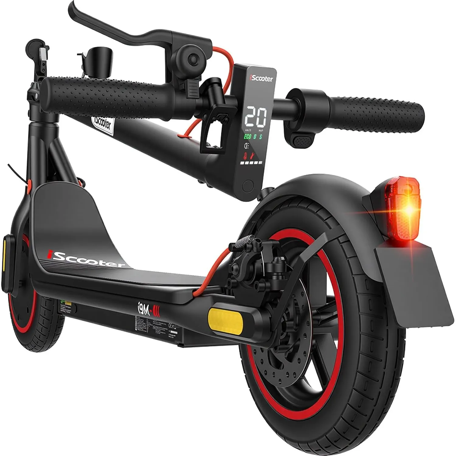 E Scooter mit Straßenzulassung für Erwachsene Teenager 14+ mit App, Max 20-30km Reichweite 20km/h, ABE Faltbarer E Roll…