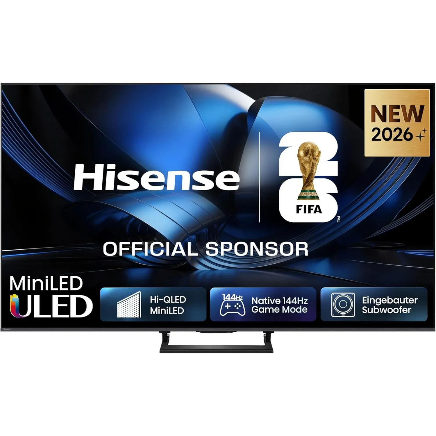 Hisense 65U7DSE Fernseher 65 Zoll, 4K UHD, Hi-QLED Mini LED, Smart TV, 144Hz, Hi-View AI Engine, IMAX Enhanced, AI Lich…