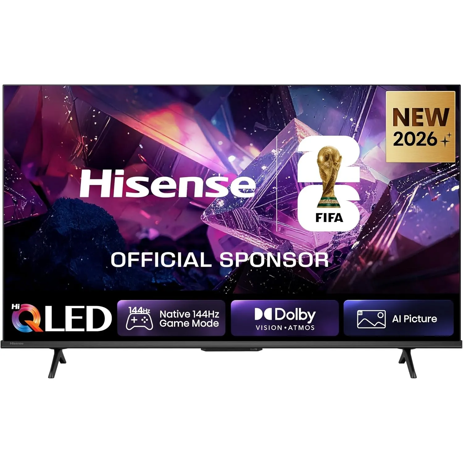 Hisense 43E7DS PRO Fernseher 43 Zoll, 4K UHD QLED, Smart TV, Hi-Concerto, 144Hz Game Mode, QLED Colour, Dolby Vision At…