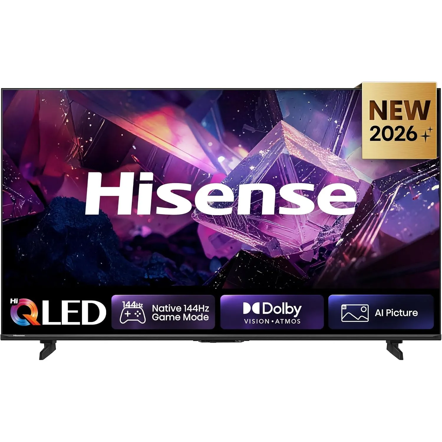 Hisense 65E7DS PRO Fernseher 65 Zoll, 4K UHD QLED, Smart TV, Hi Concerto, 144Hz Game Mode, QLED Colour, Dolby Vision, A…
