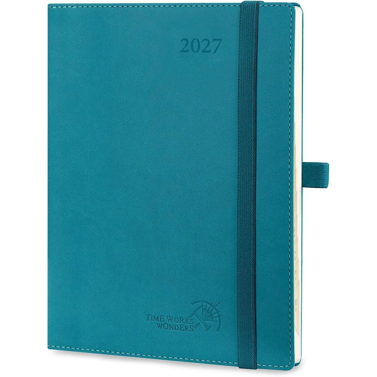 POPRUN Kalender 2027 Wochenplaner Vertikal ca.A5(21,8x16,4cm) mit Softcover