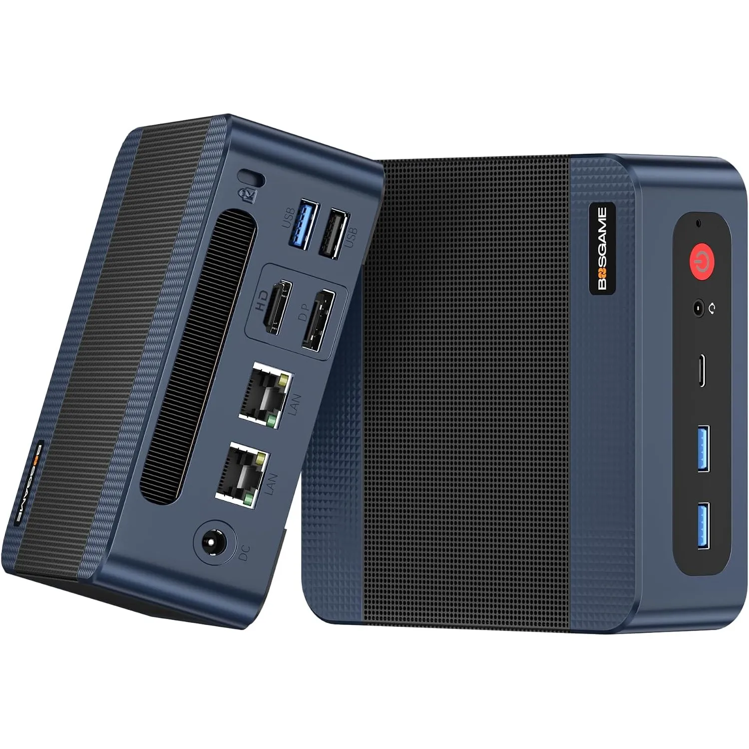 BOSGAME P3 Lite Büro-Gaming-Mini PC, Ryzen 7 6800H (bis 4,7 GHz), 32GB DDR5 RAM, 1TB PCIe 4.0 SSD Small PC, USB4/HDMI 2…