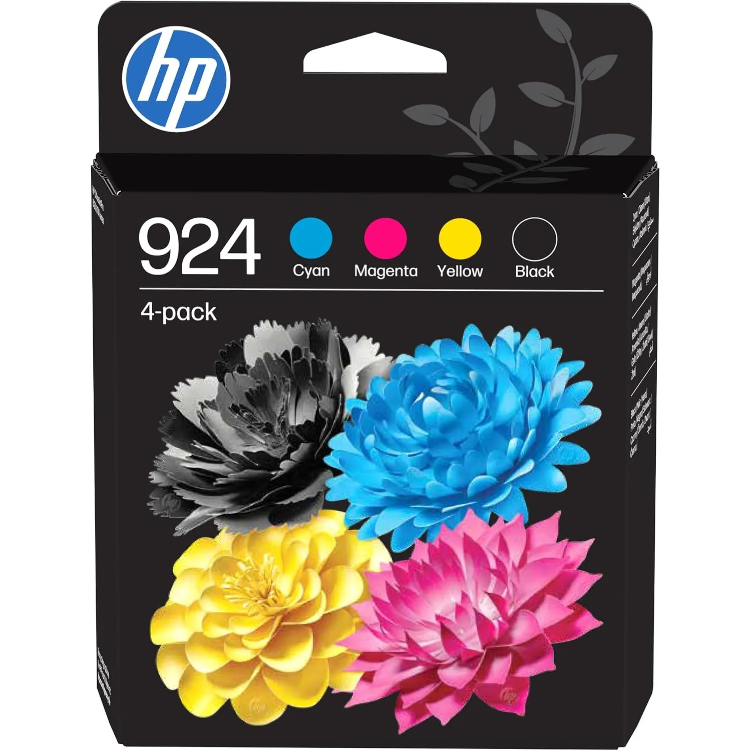 HP 924 Schwarz, Cyan, Magenta, Gelb, Original Druckerpatronen Multipack
