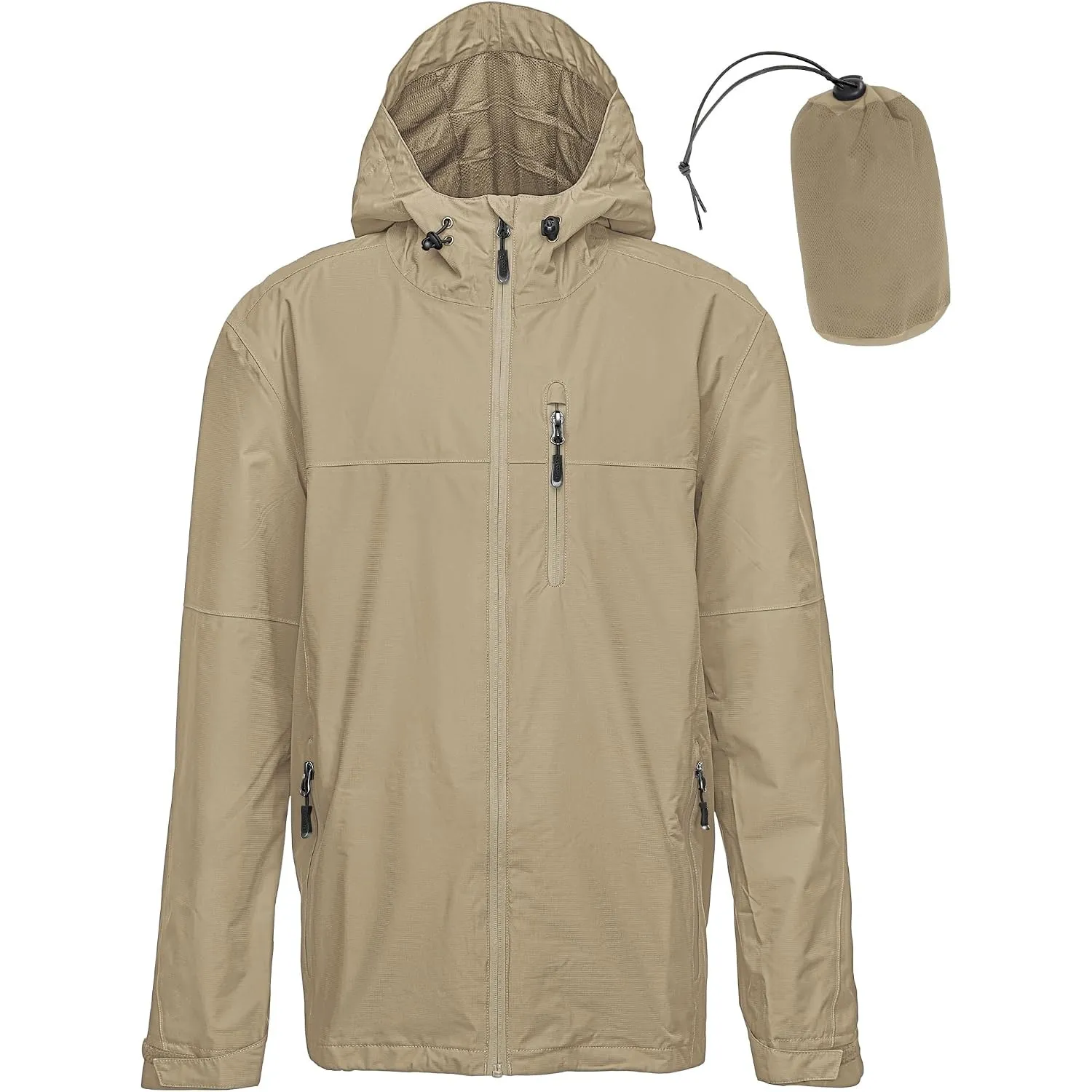 33,000ft Regenjacke Herren Wasserdicht Atmungsaktiv Packbare Leichte Jacke | Windjacke Winddicht Fahrrad Outdoorjacke &…