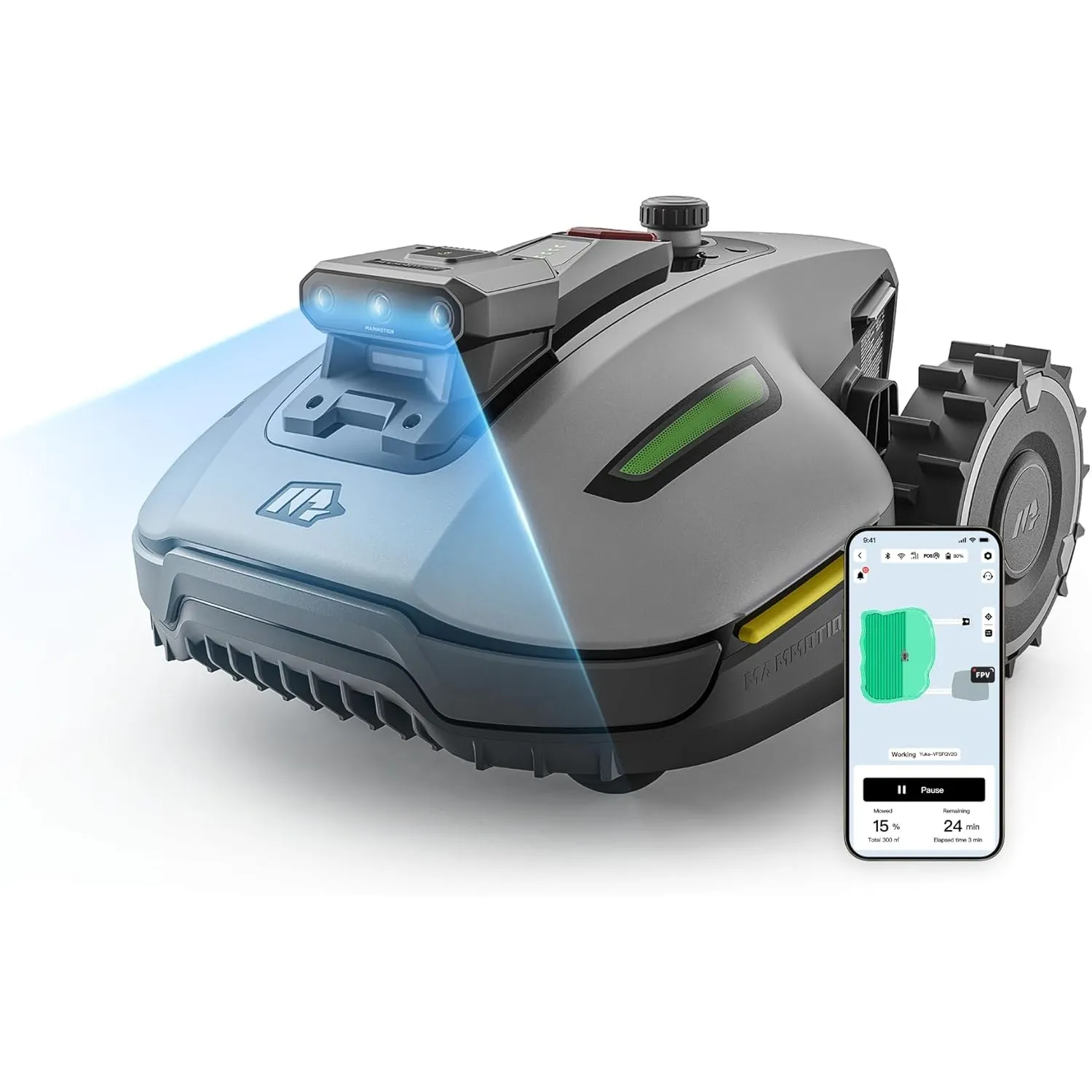 MAMMOTION YUKA mini 2 500 Mähroboter ohne Begrenzungskabel