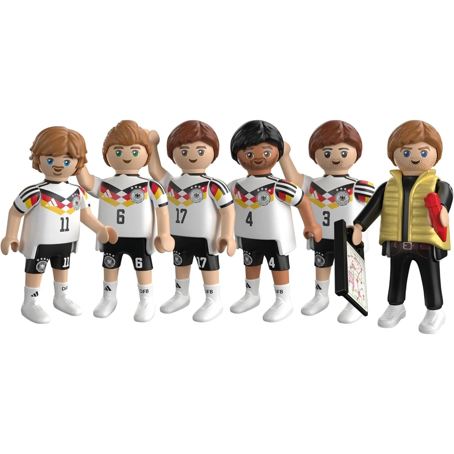 PLAYMOBIL | DFB | WM Sammel Set 1 | Fußball-WM mit Florian Wirtz, Jonathan Tah, Nick Woltemade, Joshua Kimmich, Waldema…