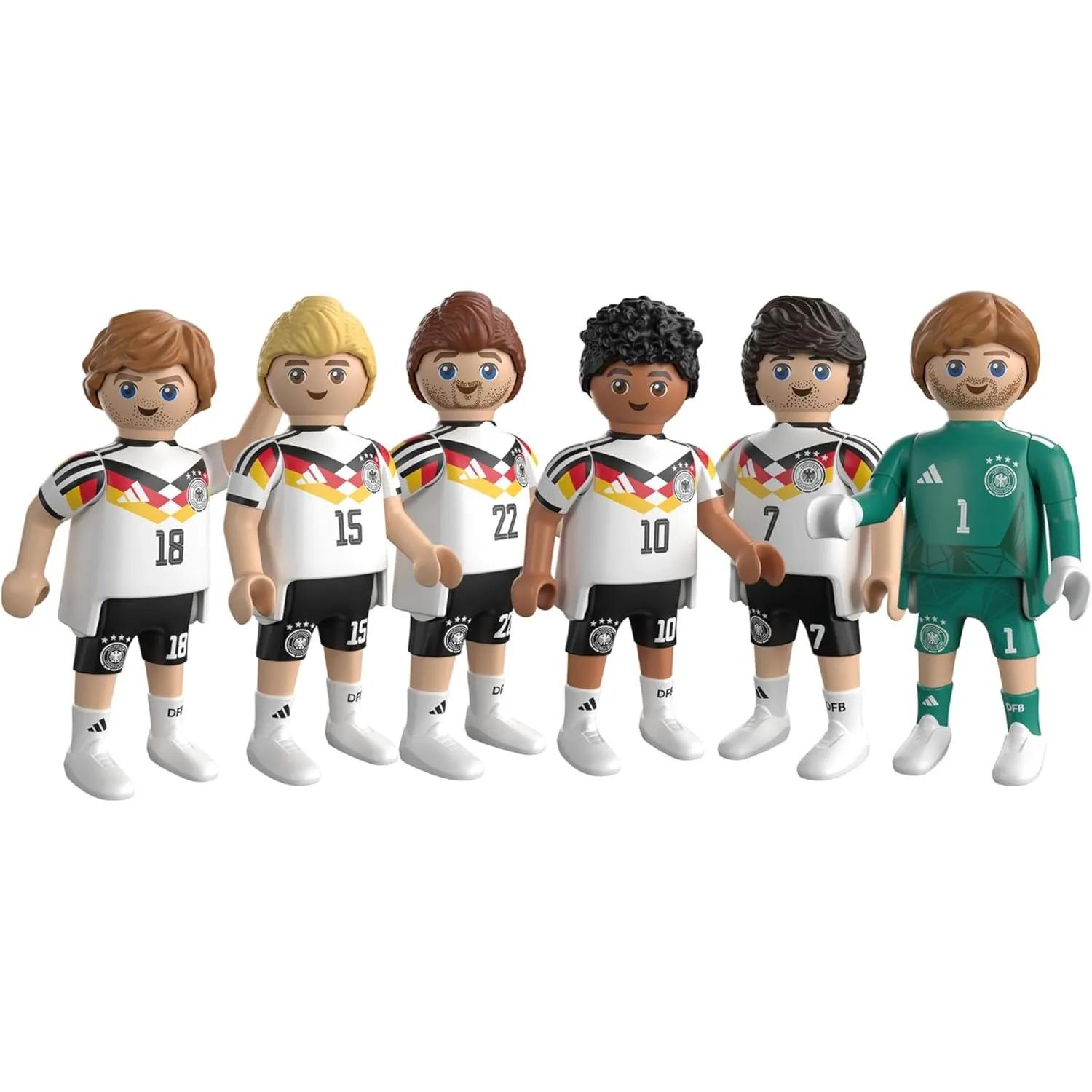 PLAYMOBIL | DFB | WM Sammel Set 2 | Fußball-WM mit Kai Havertz, Jamal Musiala, David Raum, Maximilian Mittelstädt, Nico…