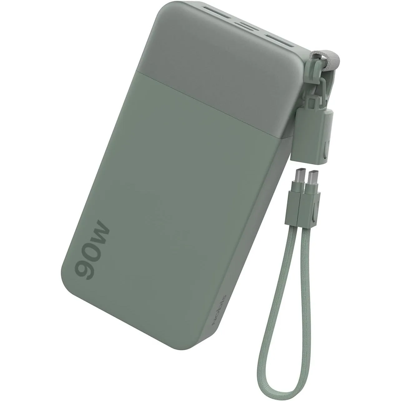 NOBIS Powerbank 20000mAh 90W Power Bank Mit Abnehmbarem Kabel