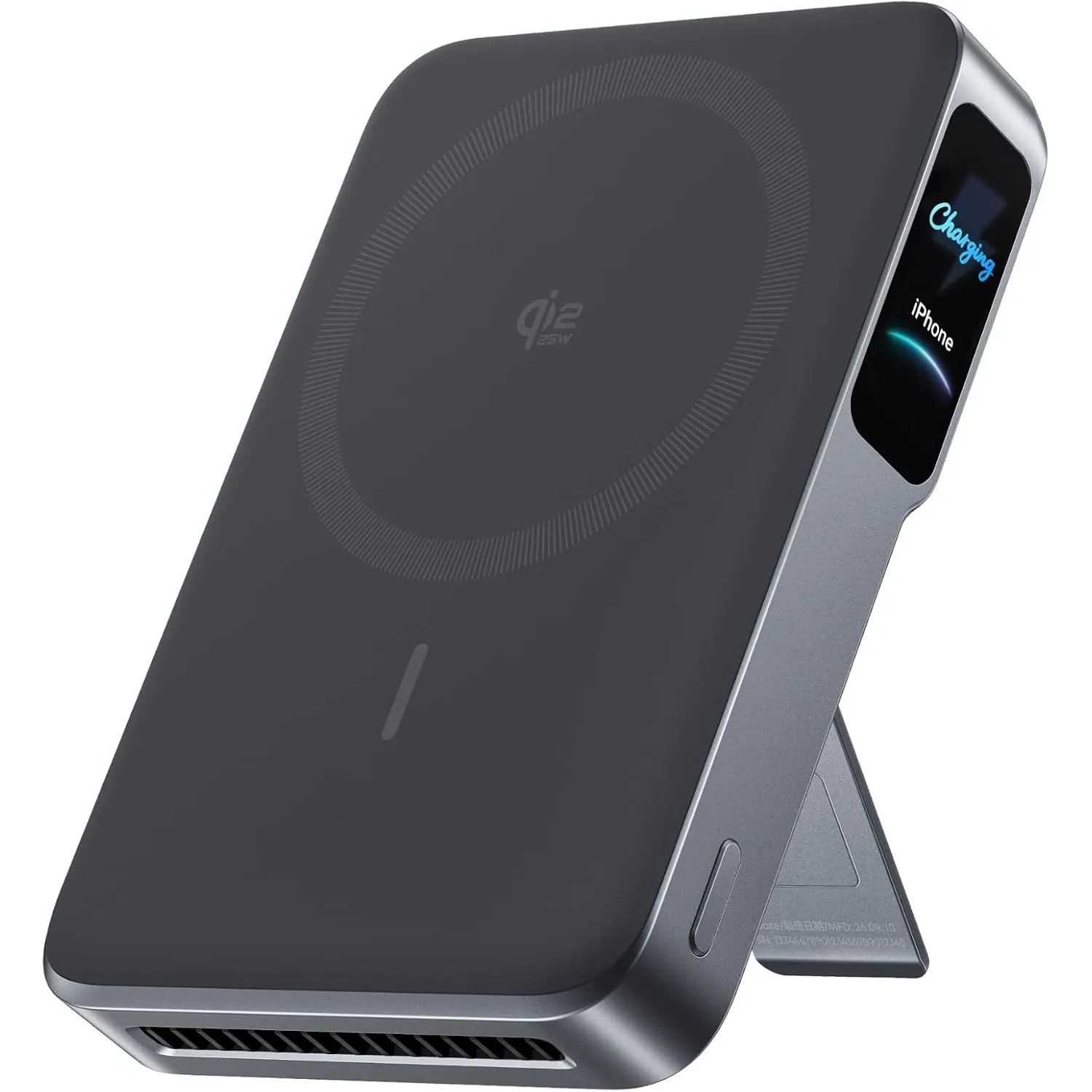 Anker MagGo Powerbank 2 Pro, Qi2.2 25W 10000mAh MagSafe Powerbank