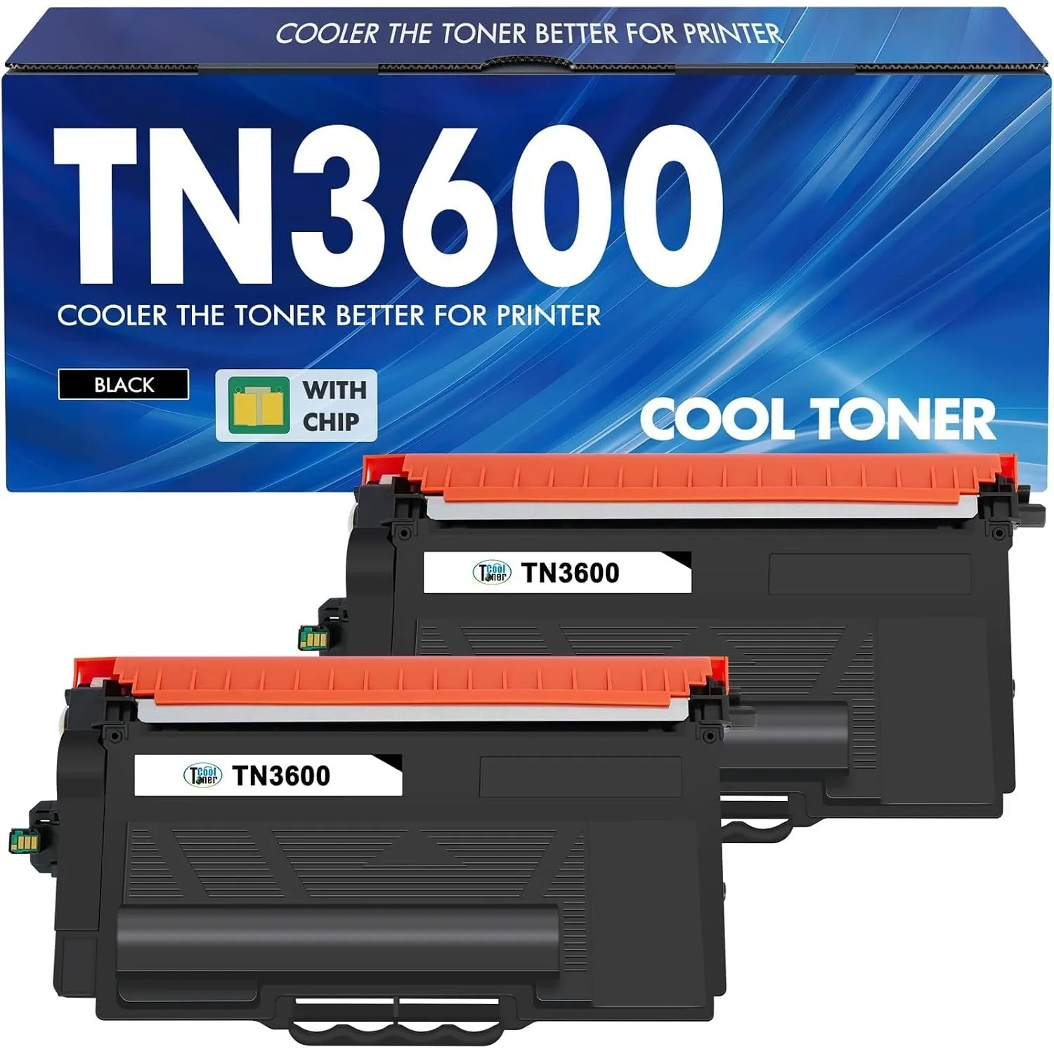TN3600 TN-3600 TN 3600 HL-L5210DN MFC-L5710DN Toner Mit Chip 2-Pack