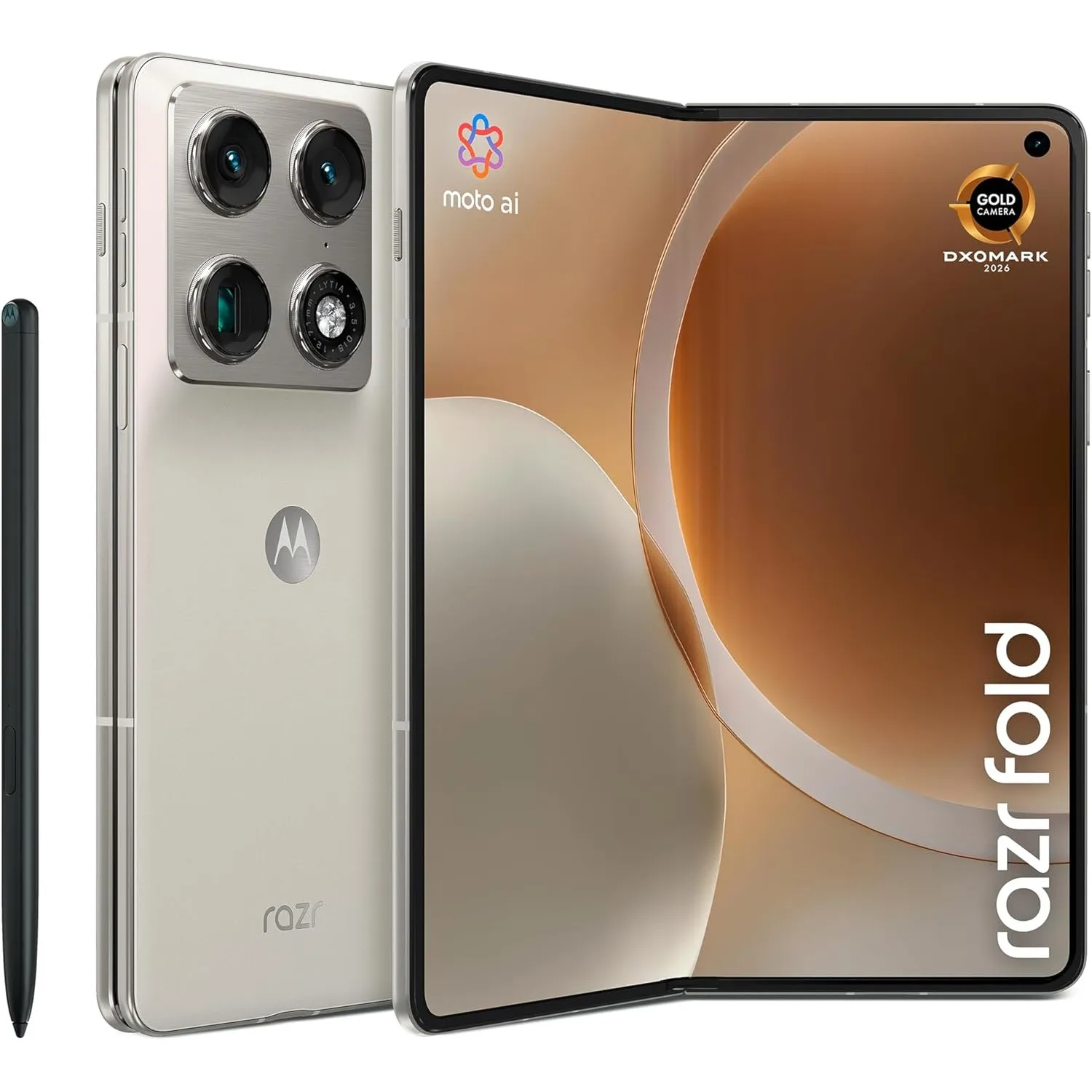 Motorola Razr Foldable Smartphone 50-MP-Kamera 16-512 GB White