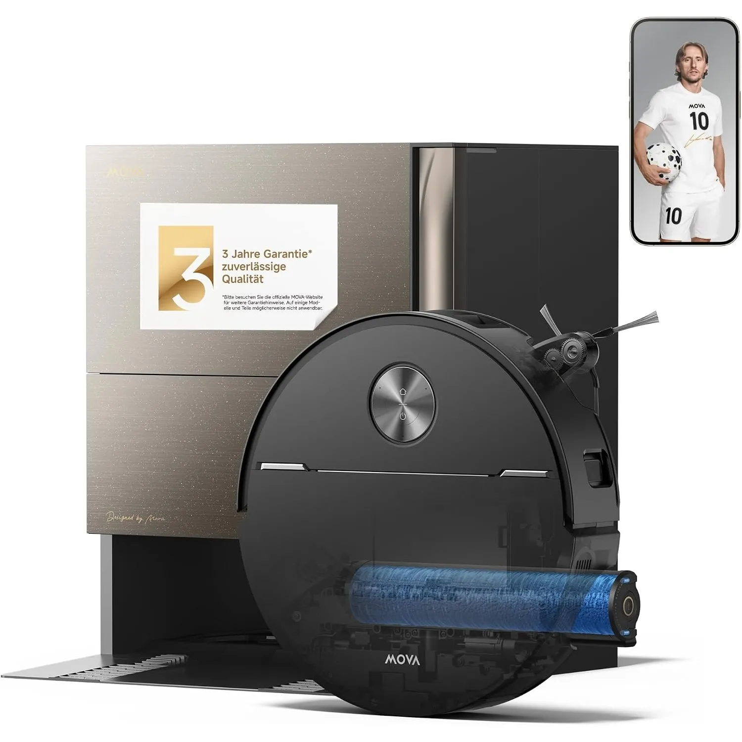 MOVA Z70 Ultra Roller Complete Saugroboter Flex. Bürsten-Verlängerung