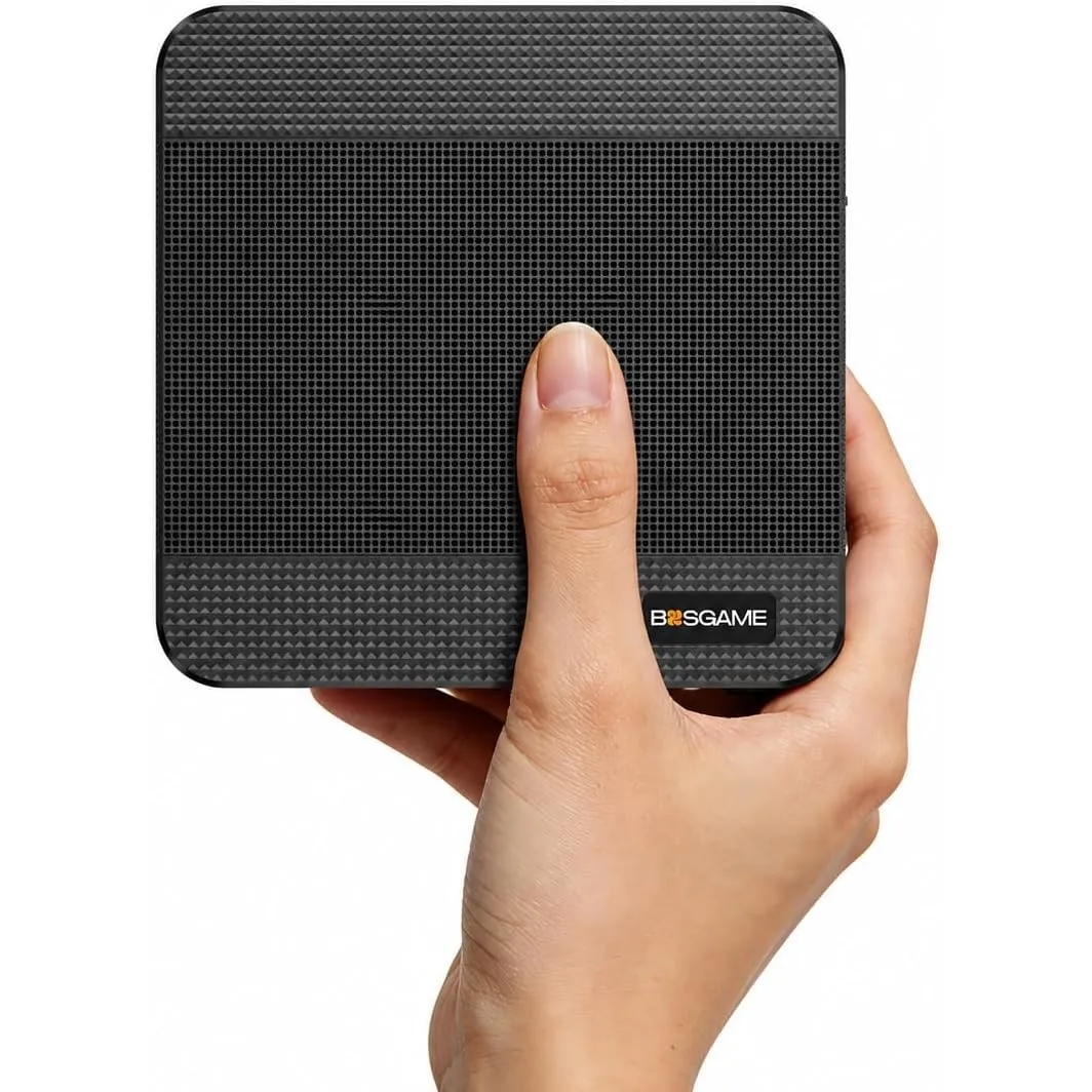 BOSGAME Mini PC, AMD Ryzen 7 7730U (bis zu 4,5 GHz), 16GB RAM, 1TB NVMe SSD