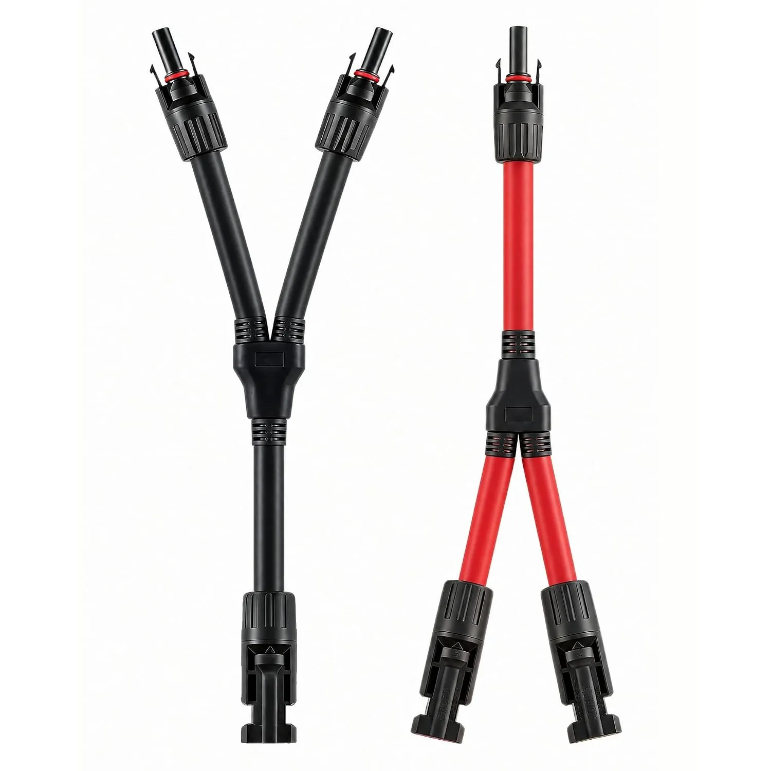 6mm² Solarkabel Y Verteiler, 1Y2 10AWG Stecker Solar Solarpanel Kabel Male Female MMF und FFM Connector Photovoltaik St…