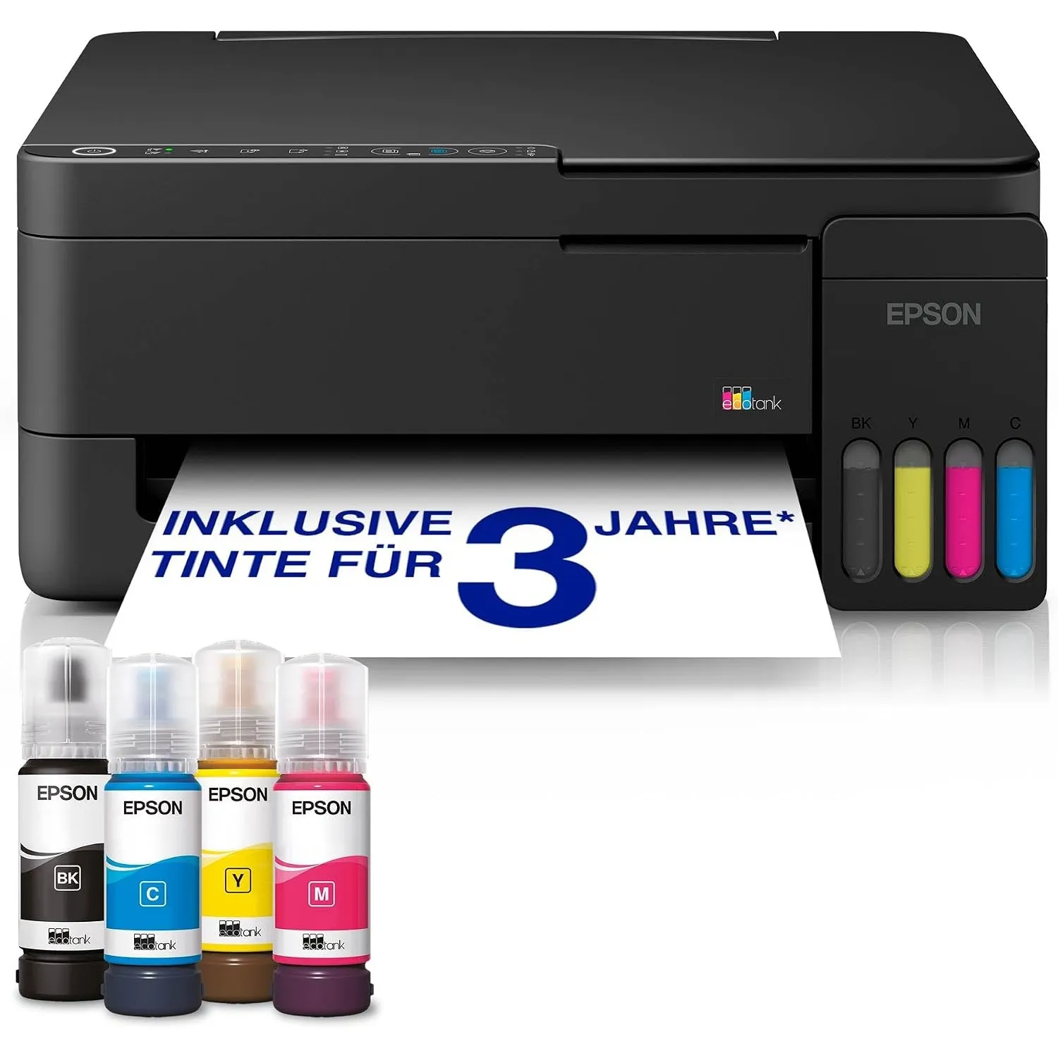 Epson EcoTank ET-2912 | Für vielbeschäftigte Haushalte | Wi-Fi | A4 | Drucken, Kopieren, Scannen | AirPrint-kompatibel …