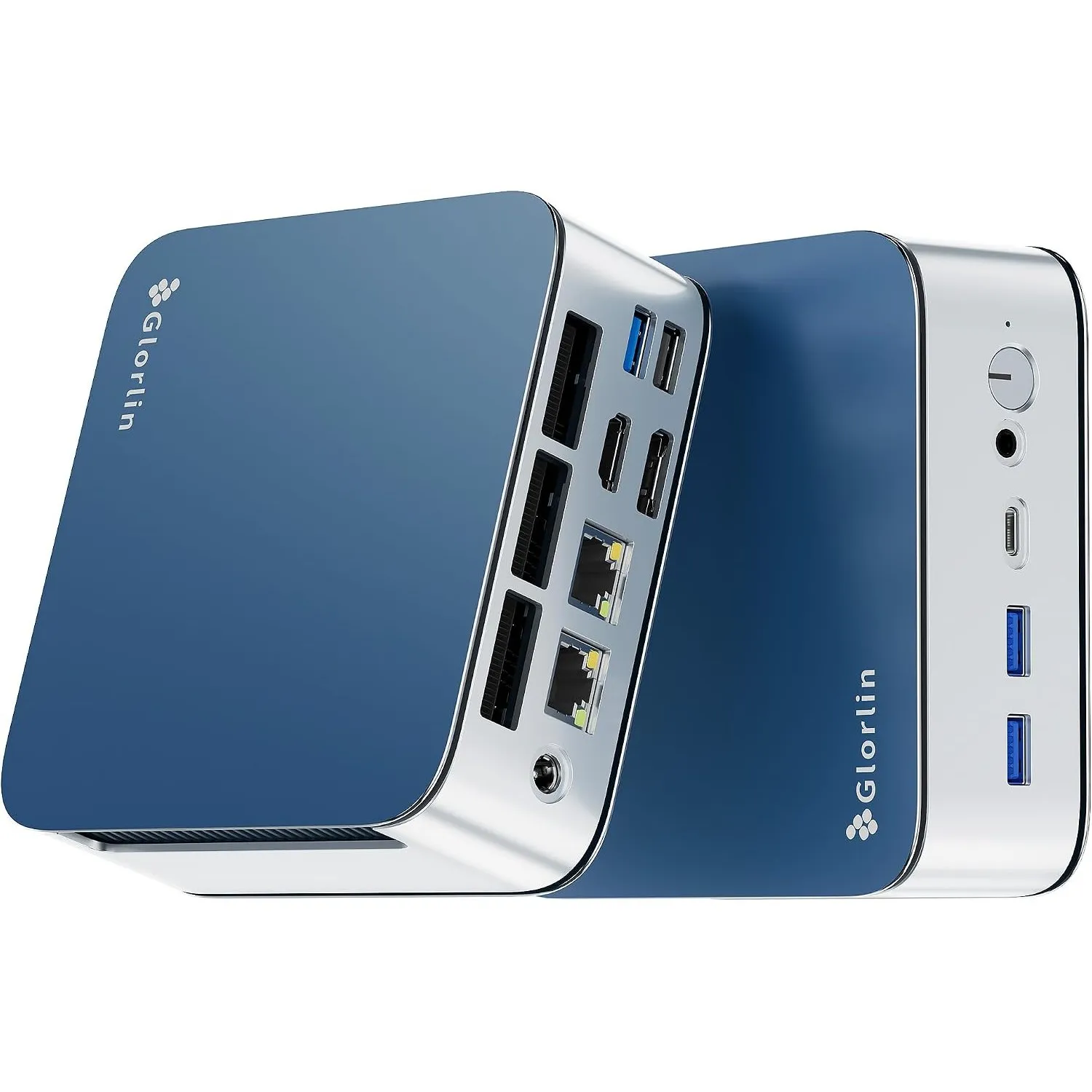 Glorlin GT103 Mini PC W11-Pro,AMD Ryzen 7 6800H (overtreft R7-7730U/7735HS, Bis zu 4.7GHz),16GB LPDDR5(6400/MHz) 512GB …