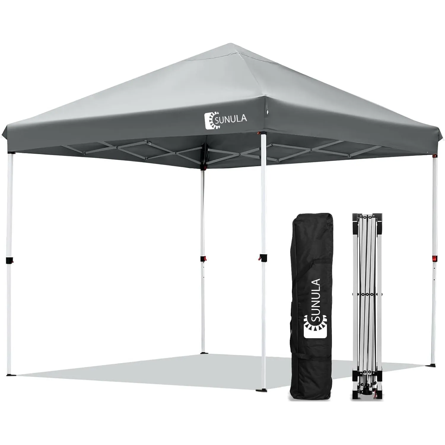 Sunula Pavillon 3x3 Wasserdicht Stabil Winterfest, Faltpavillon 3x3m mit Verdickten Röhren, Partyzelt Pavillion Klappba…
