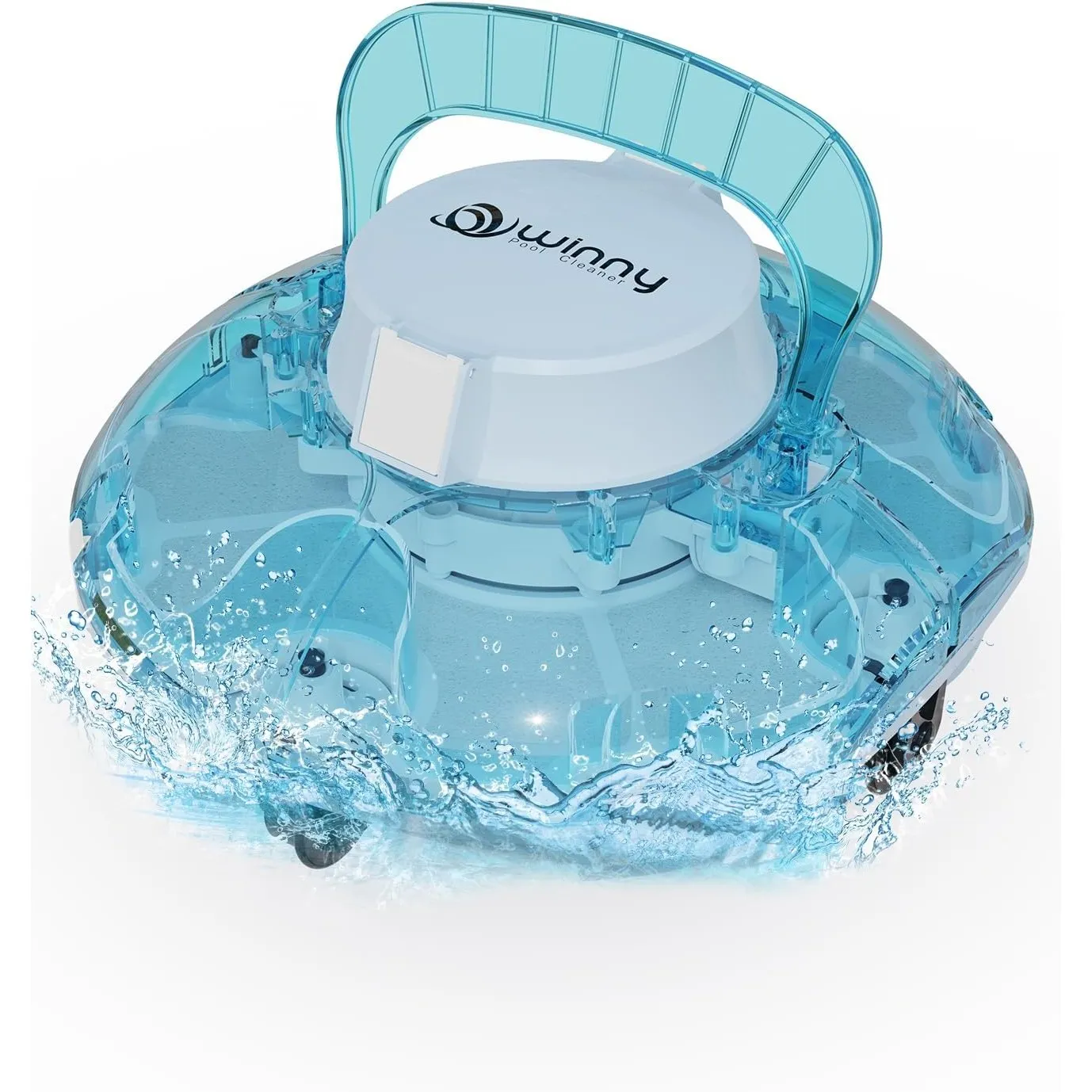 WINNY POOL CLEANER Winny 200 – Kabelloser Akku Poolsauger, Doppelfiltration, automatisches Parken, 80 Min. Laufzeit, fü…