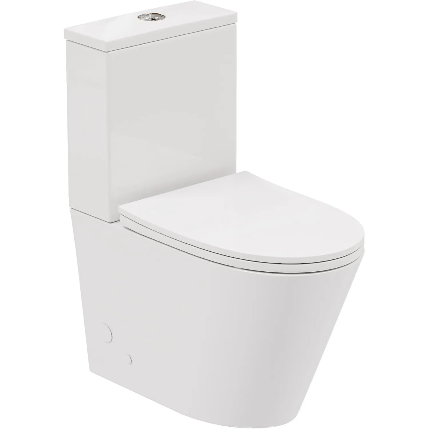 HOROW Spülrandlos Wandablauf Stand WC mit Spülkasten Komplett