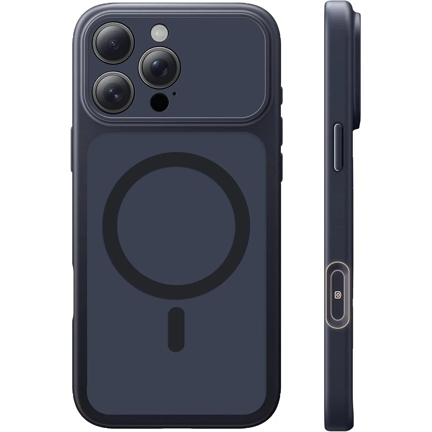 TAURI für iPhone 16 Pro Max Hülle 6,9 Zoll mit Mattrückseite - Schwarz