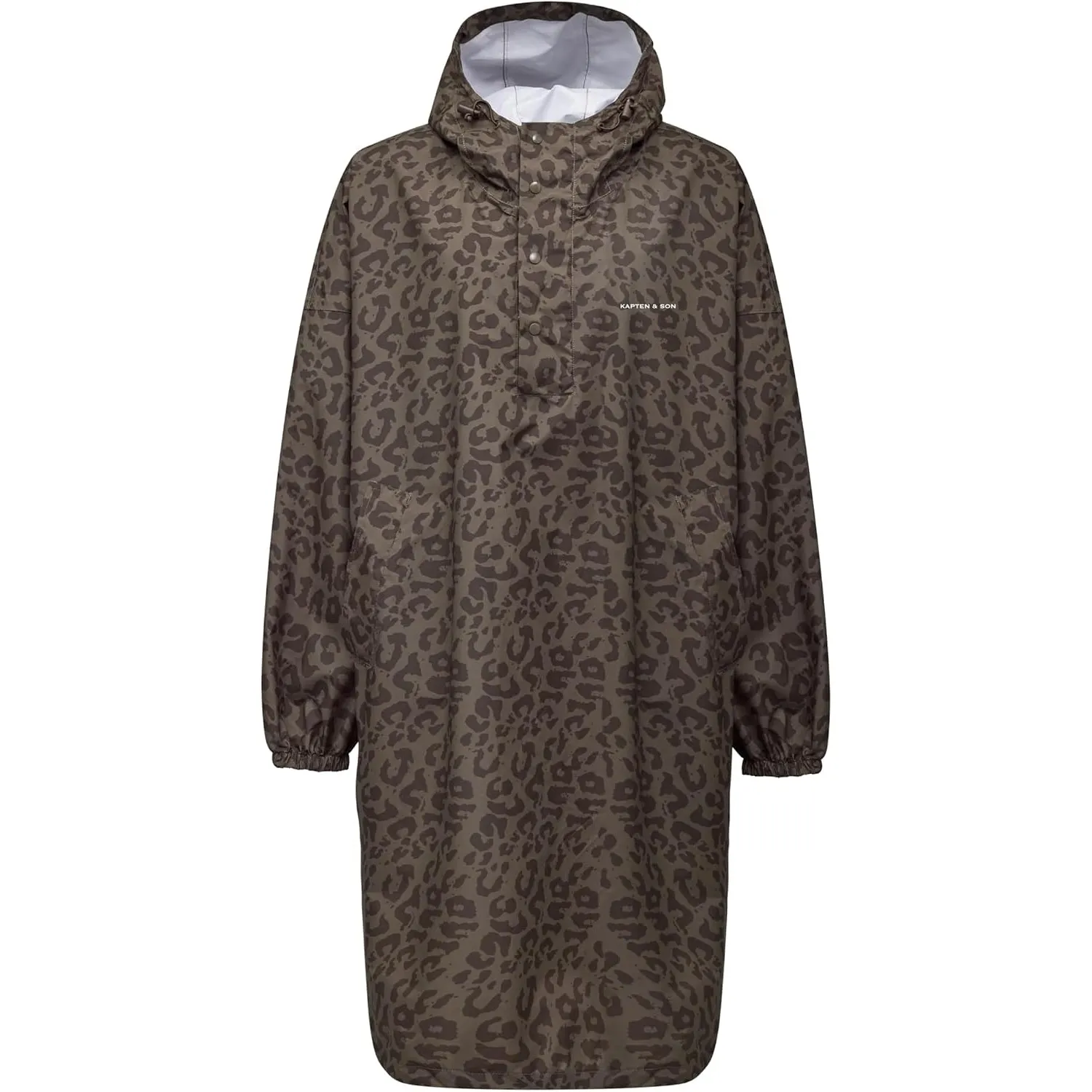 Kapten & Son Rechenponcho All Black, Sandstone, Leo Dark Brown | Regenjacke Unisex