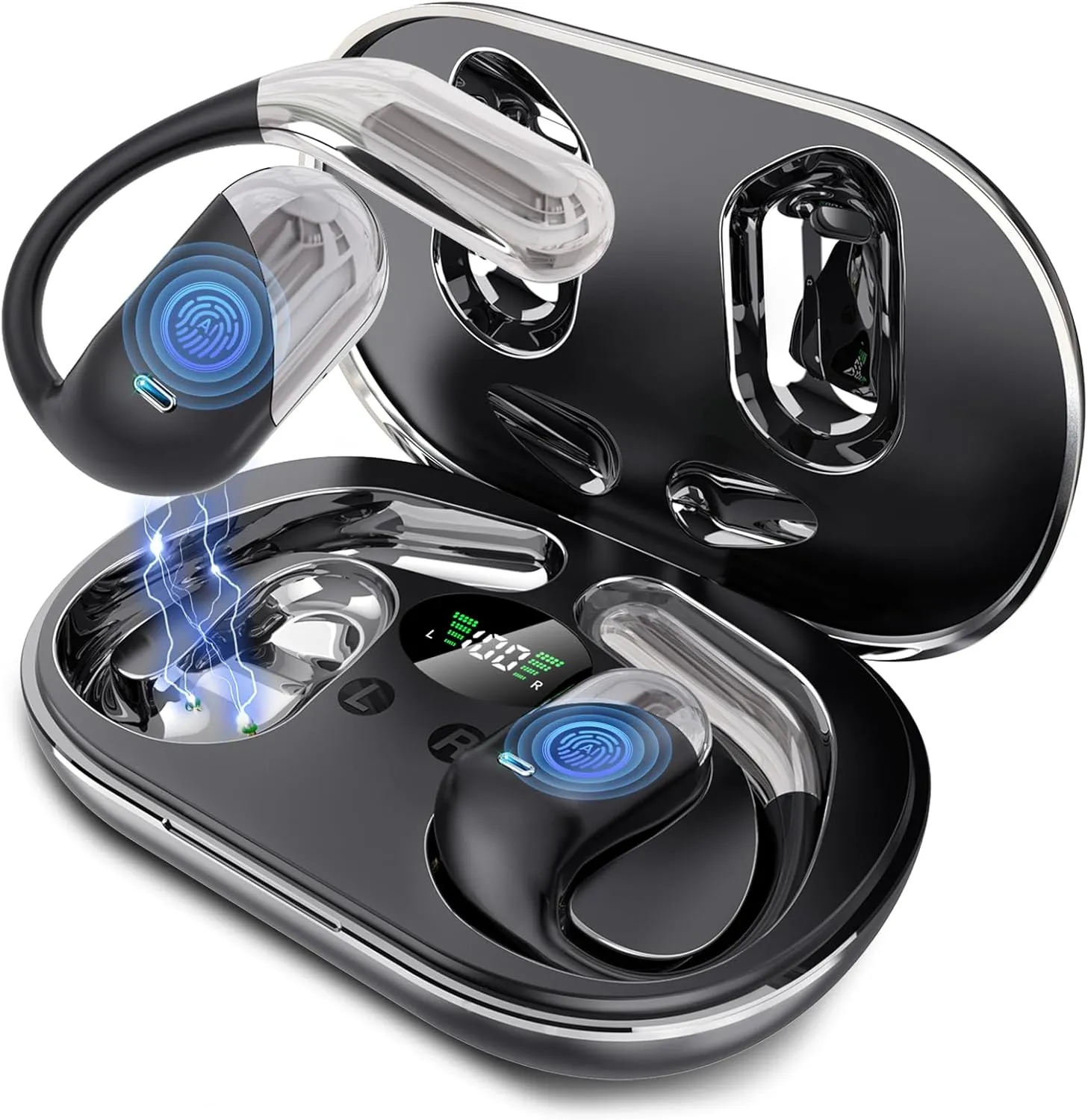 AI Translator Headphones Real Time - 198 Languages 3-in-1 Translation Device, German-English Translator, AI Translation…