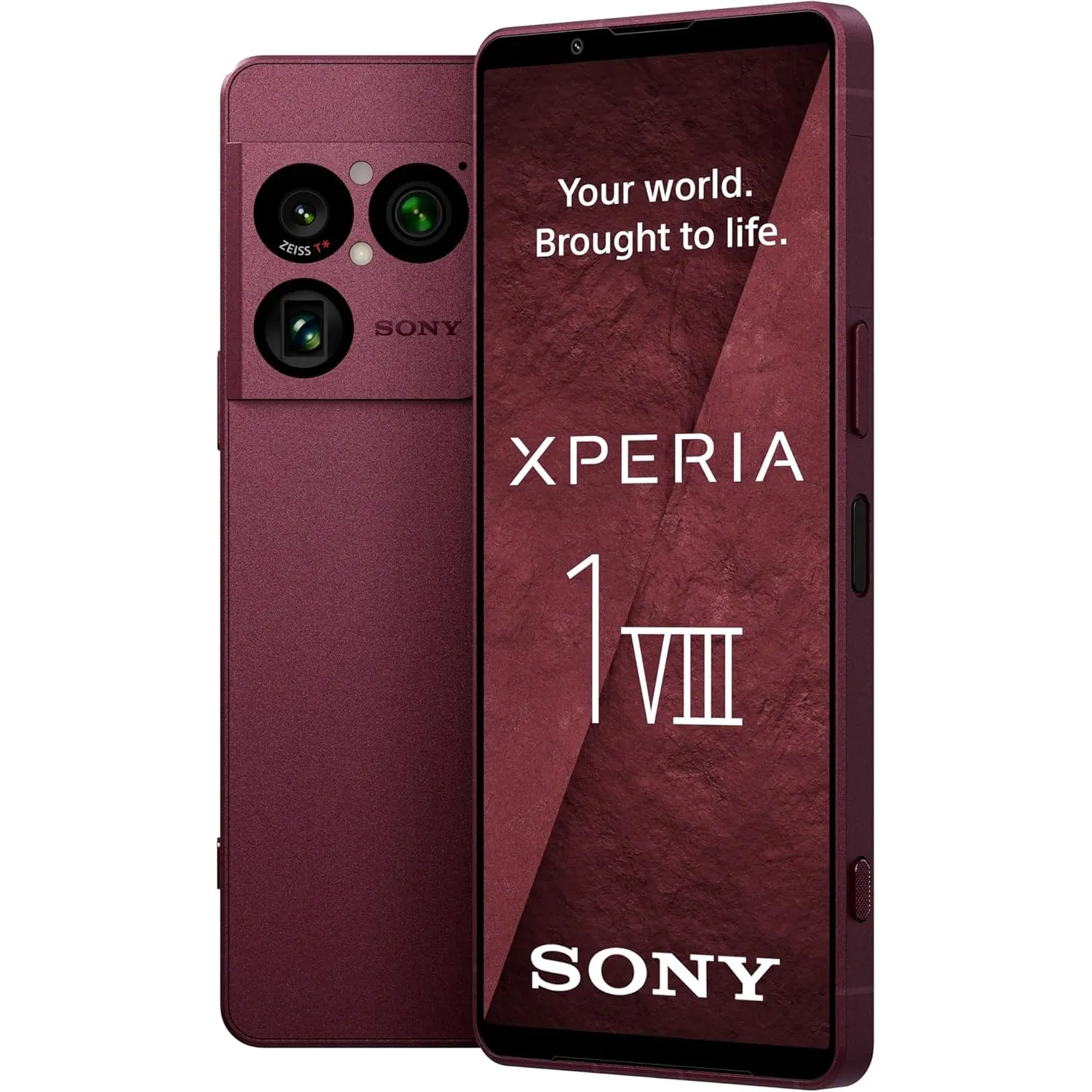 Sony Xperia 1 VIII 6,5" FHD+ HDR OLED 120Hz Dual SIM Granat-Rot