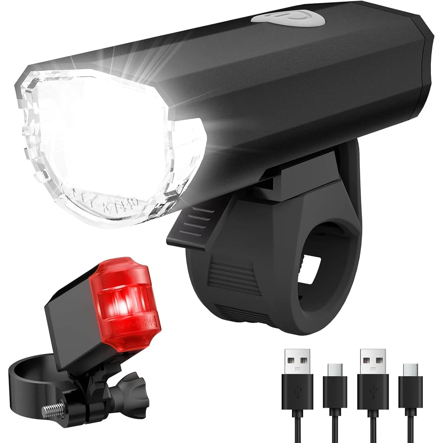 Fahrradlicht Set,StVZO Zugelassen Fahrradlicht Vorne & Rücklicht