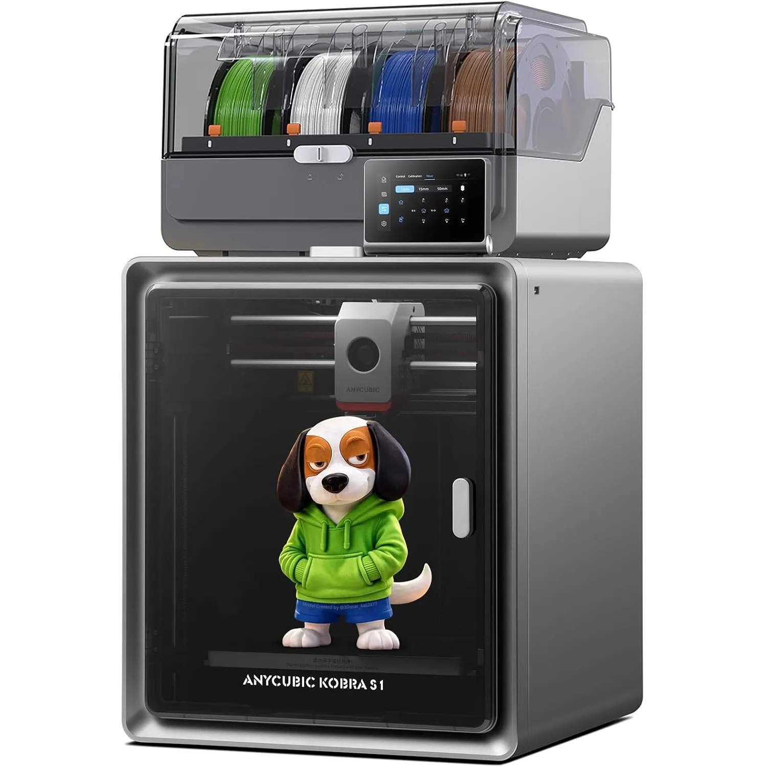 Anycubic Kobra S1 ACE 2 Pro Combo 3D-Drucker, neu mit automatischer Nivellierung