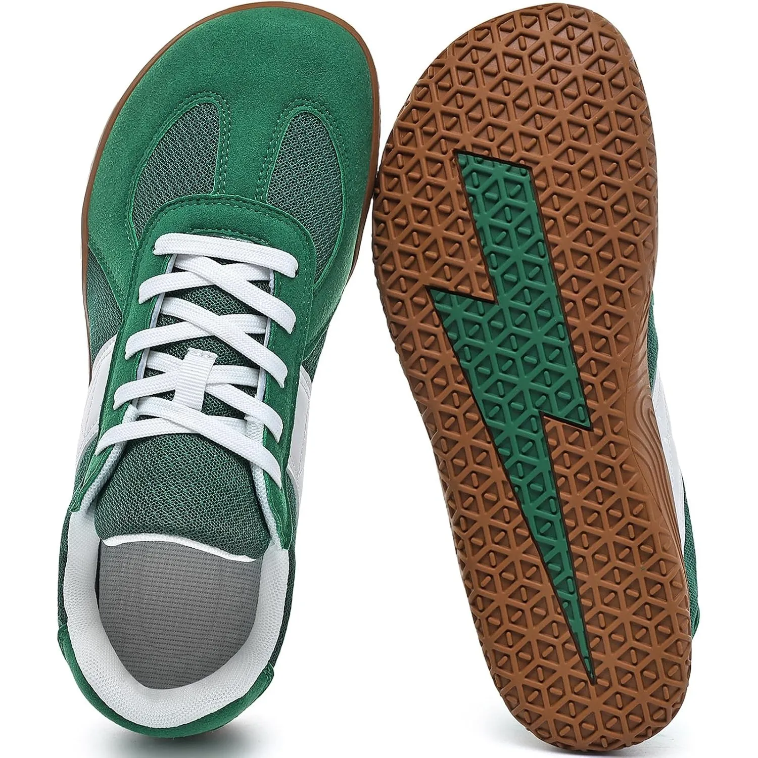 ziitop Barfußschuhe Sneaker Damen Herren mit Breite Zehenbox 36-46 EU | Breiter Zehenbox Turnschuhe Minimalistische Zer…