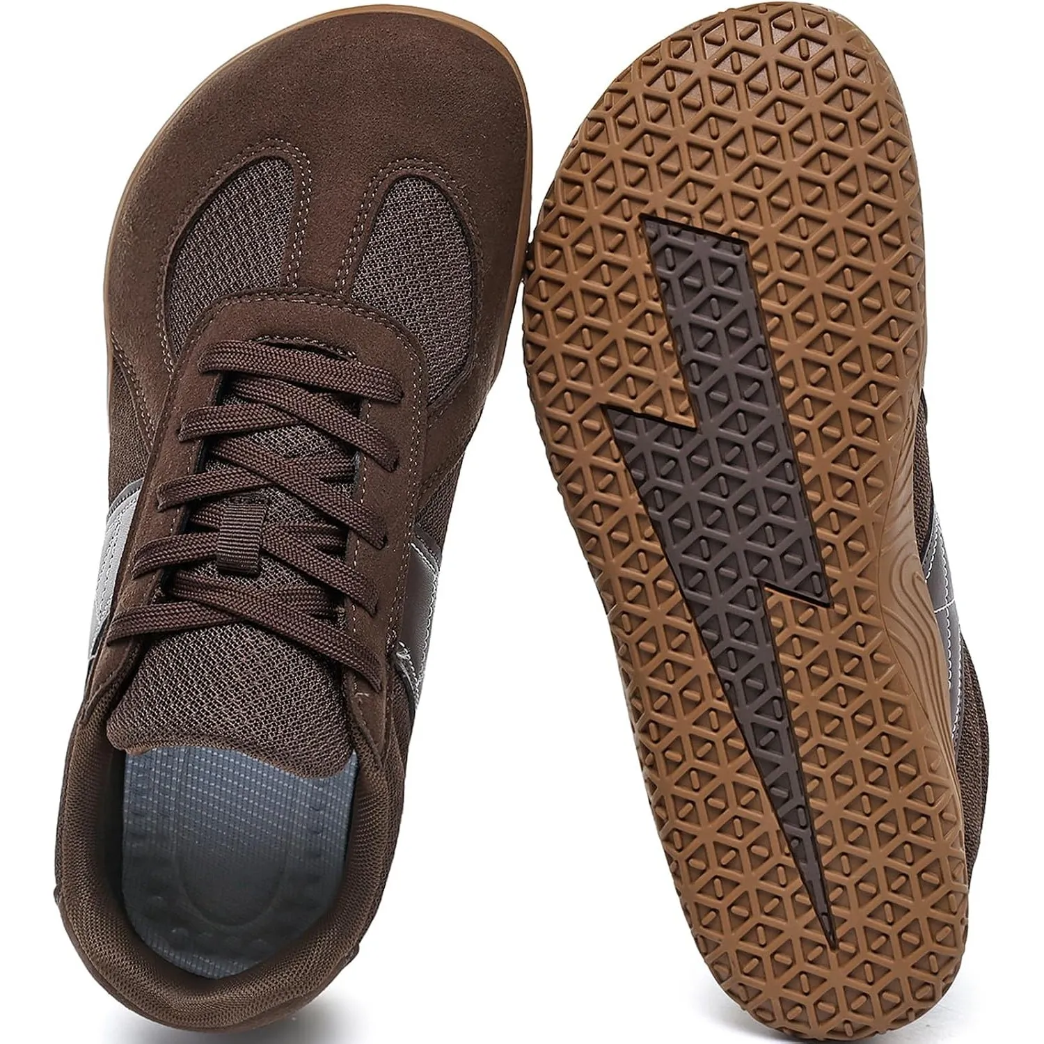 ziitop Barfußschuhe Sneaker Damen Herren mit Breite Zehenbox 36-46 EU | Breiter Zehenbox Turnschuhe Minimalistische Zer…
