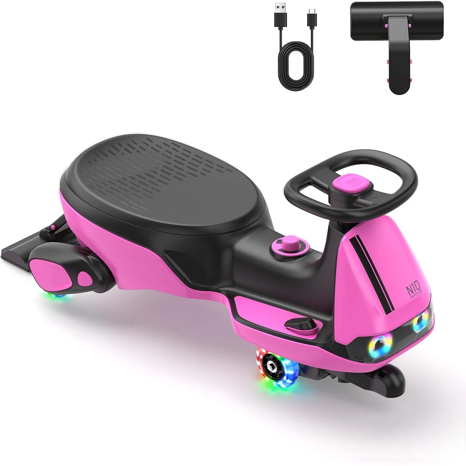 FanttikRide N10 Classic Kinder Elektroauto ab 3 Jahren, Rosa